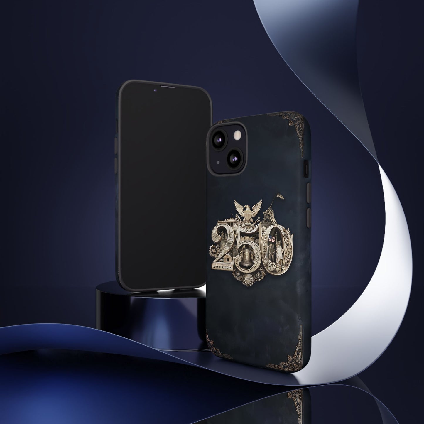 America 250th Anniversary Phone Case, Shock-Absorbing
