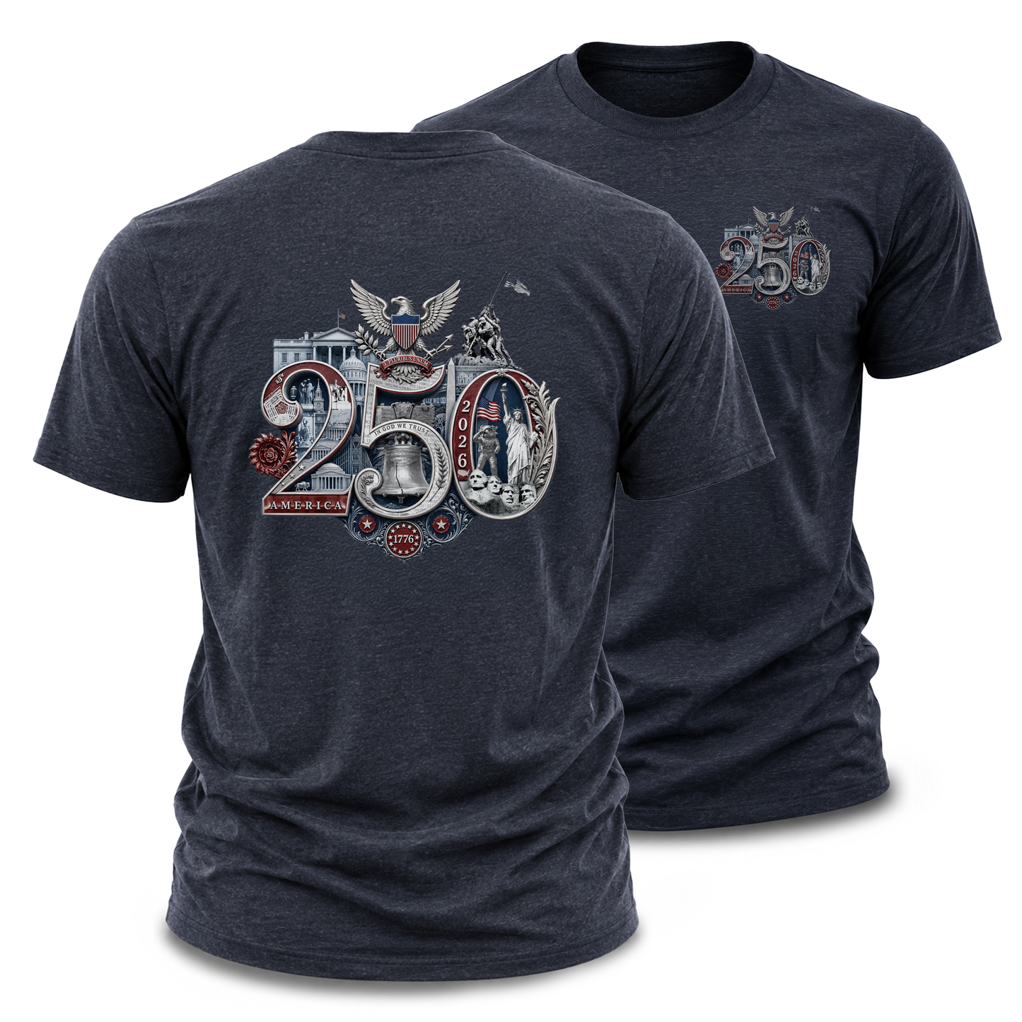 America 250th T-Shirt featuring the 250th Seal™ commemorative design