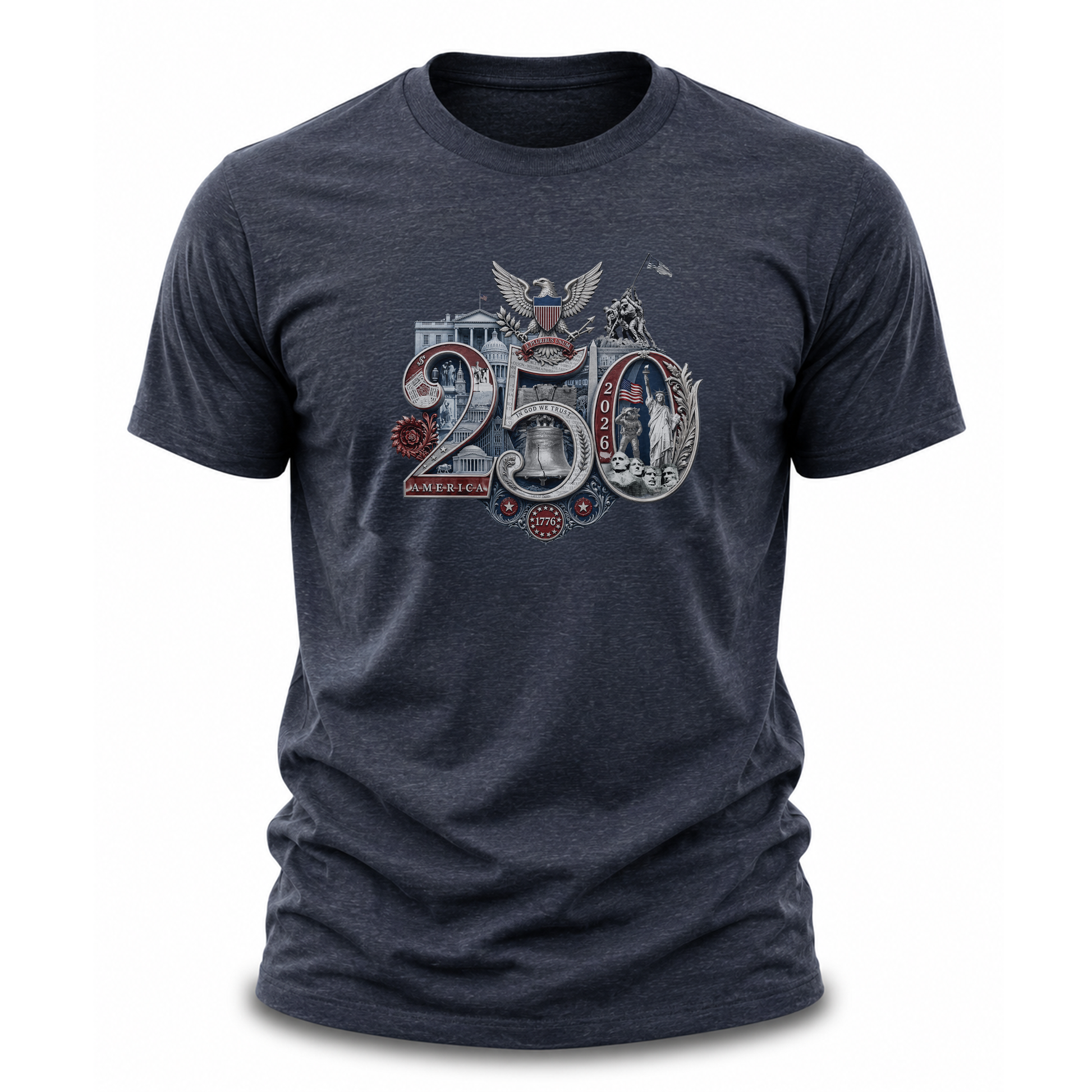America 250th T-Shirt featuring the 250th Seal™ commemorative design