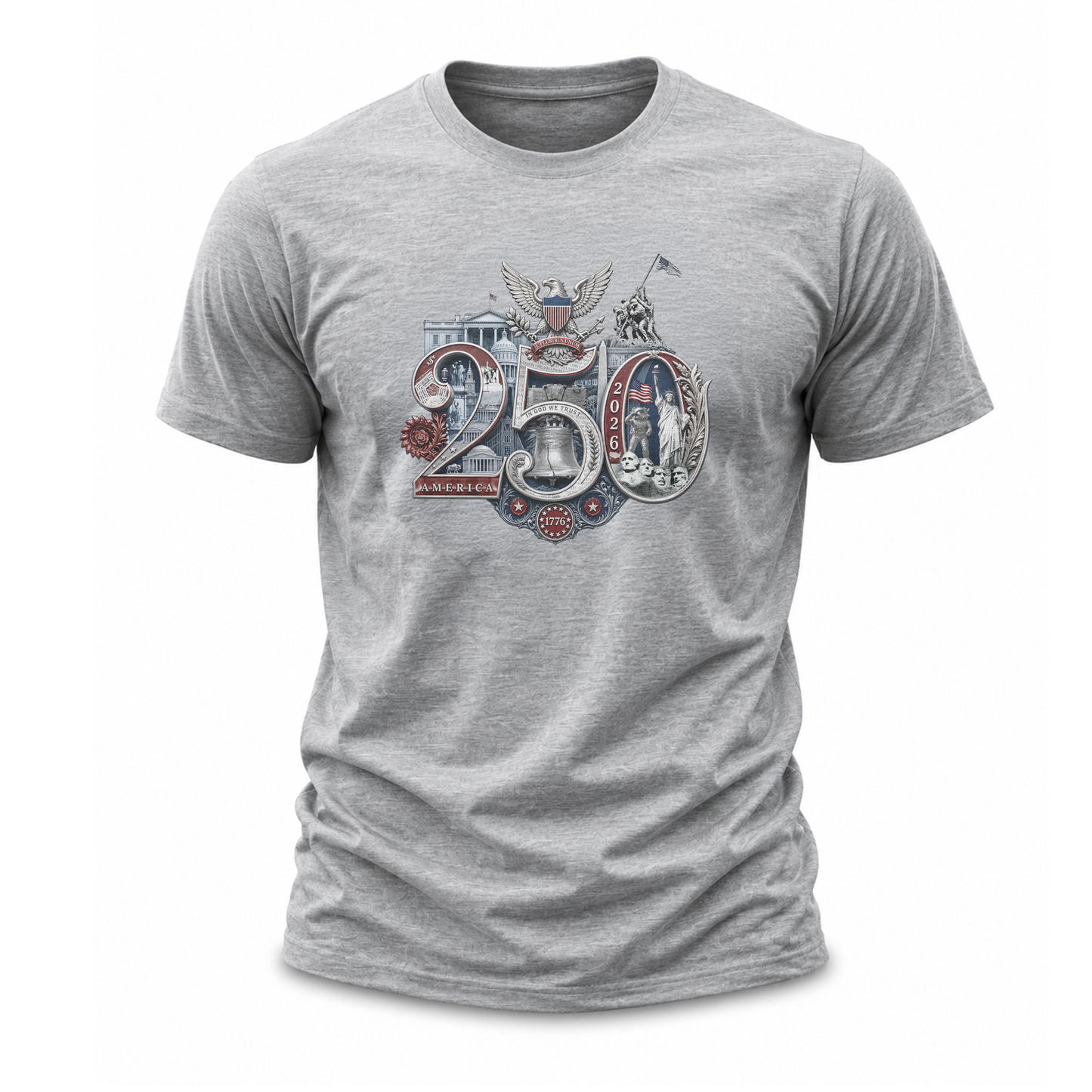 America 250th T-Shirt featuring the 250th Seal™ commemorative design