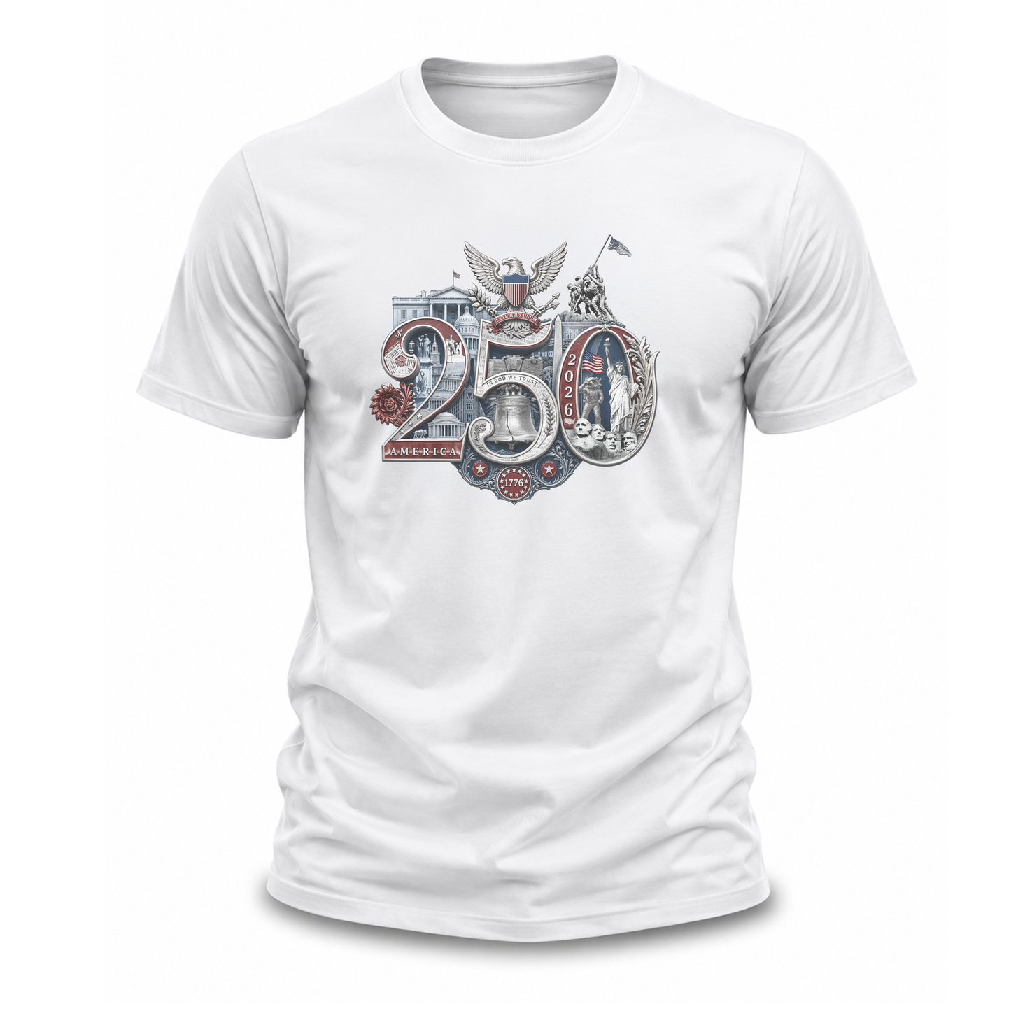 America 250th T-Shirt featuring the 250th Seal™ commemorative design