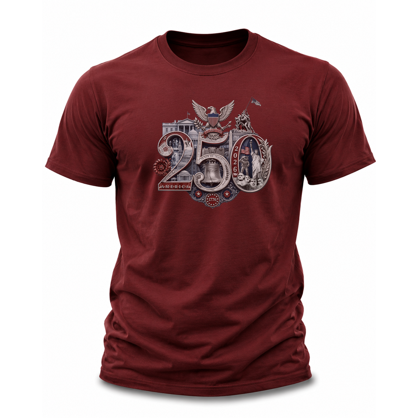 America 250th T-Shirt featuring the 250th Seal™ commemorative design