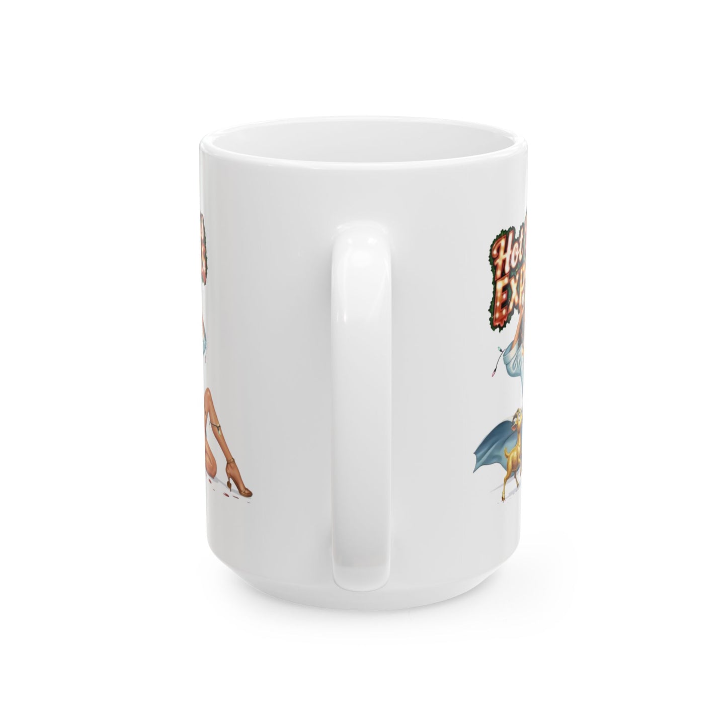 Hot Mess Express pin-up ceramic mug