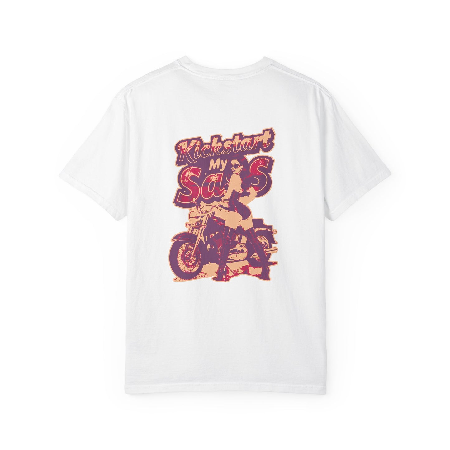 Kickstart My Sass biker pin-up graphic tee