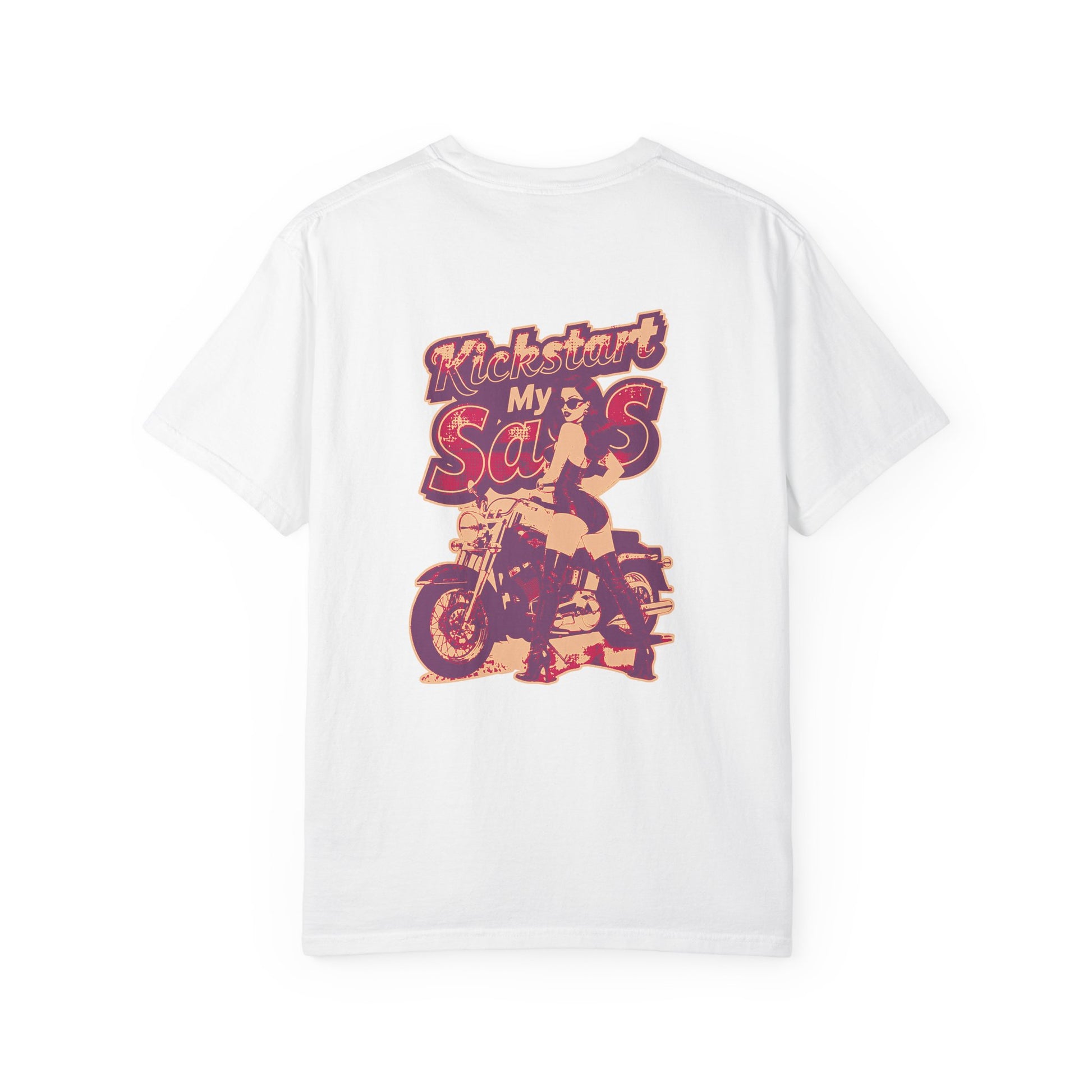 Kickstart My Sass biker pin-up graphic tee