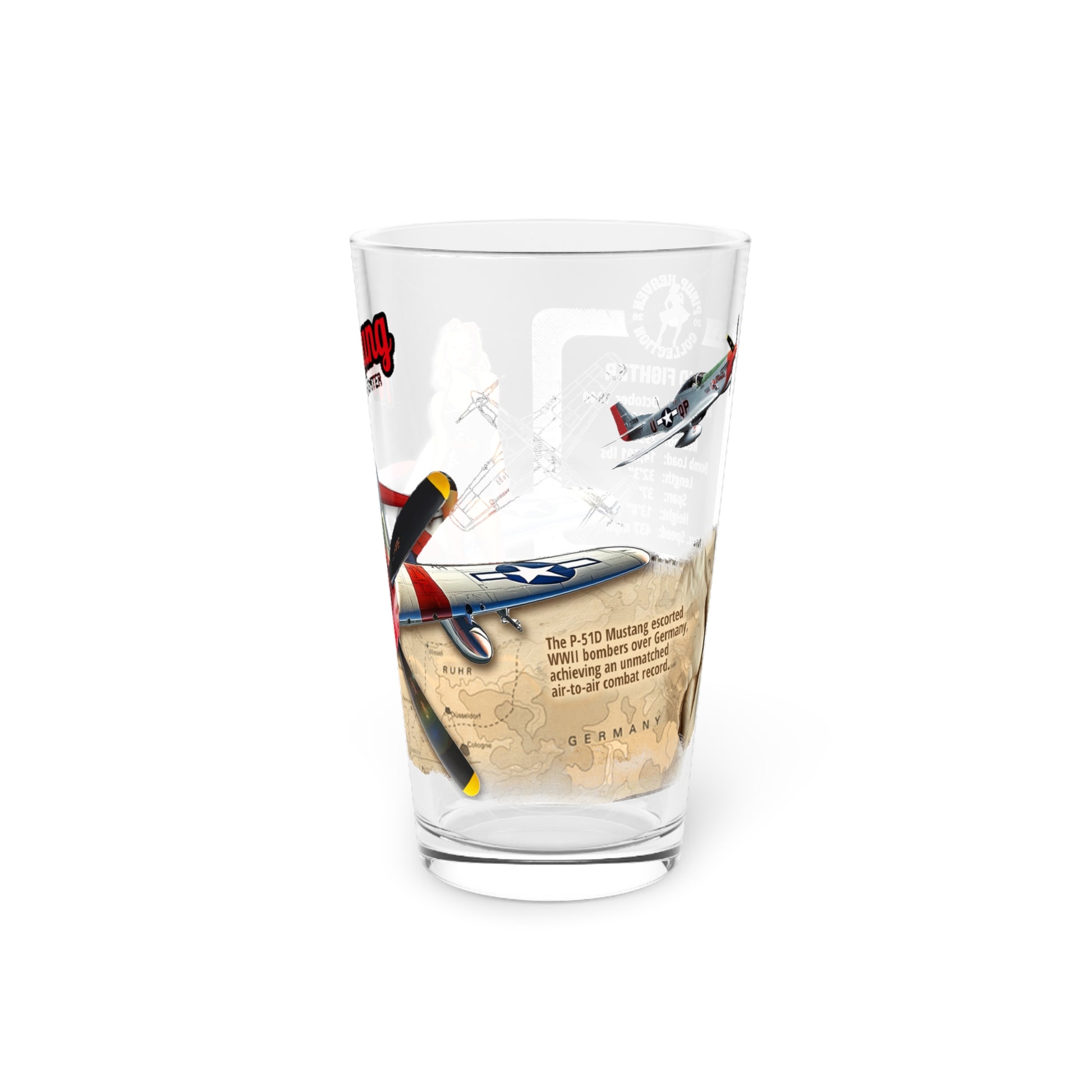 America 250th Pint Glass featuring the 250th Seal™ commemorative design