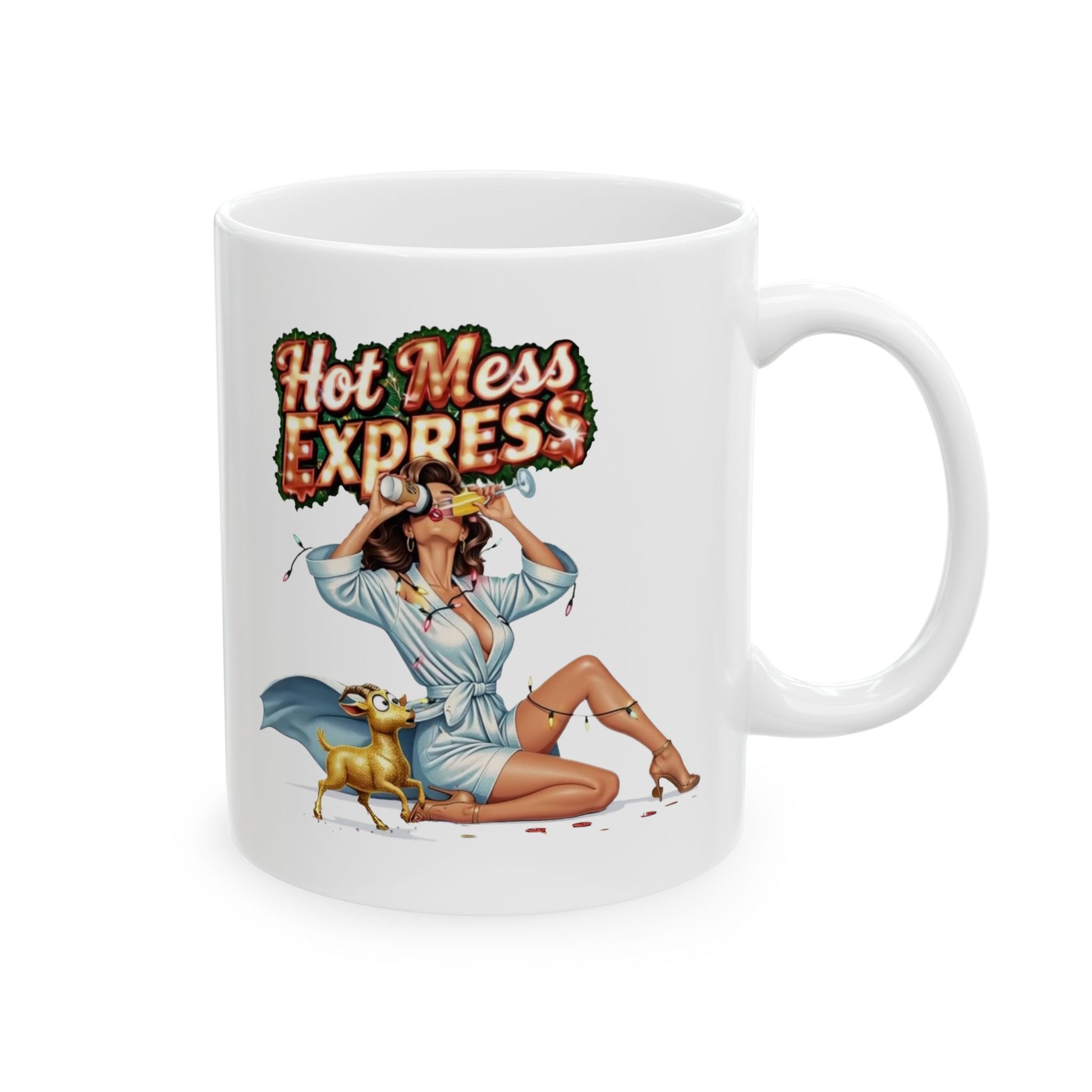 Hot Mess Express pin-up ceramic mug
