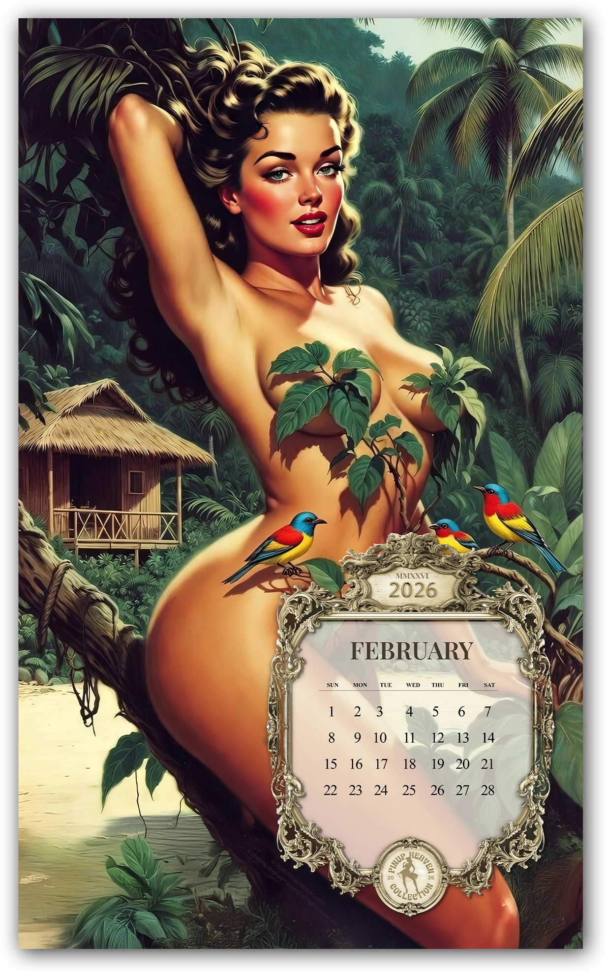Can You Pin-That-Tune?  Funny 2026 Pin-Up Calendar | Music Parody Wall Art