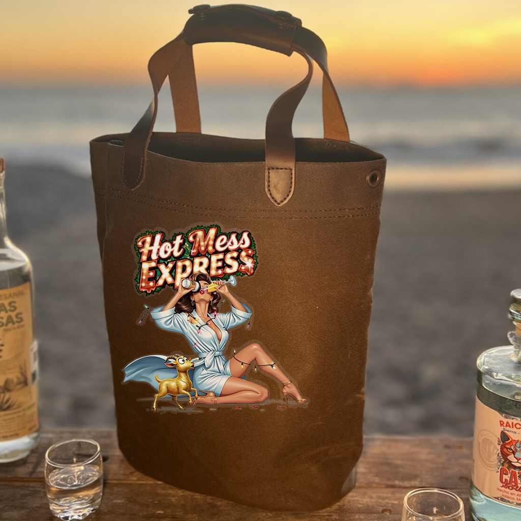 Customizable Kiss-Cut Stickers, Funny Hot Mess Express Vintage Pin-Up Gift for Sassy Women, Glass, Window, Mirror, Tumbler, Tote, Mug Decal