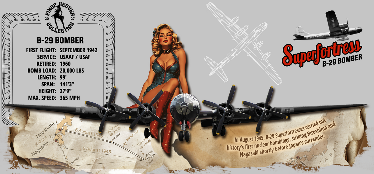 B-17 Flying Fortress WWII Pint Glass