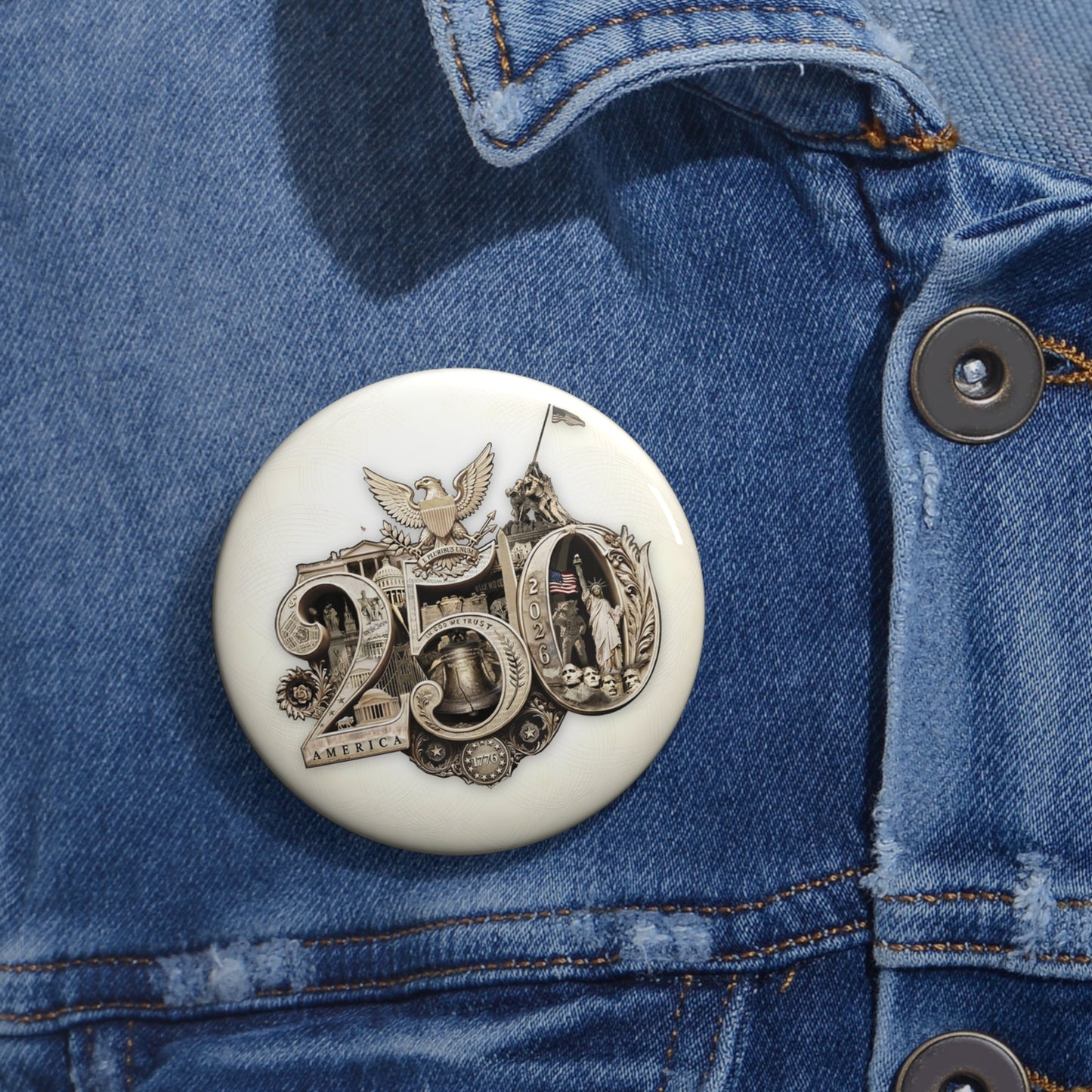 America 250th Pin featuring the Gold 250th Seal™ commemorative design