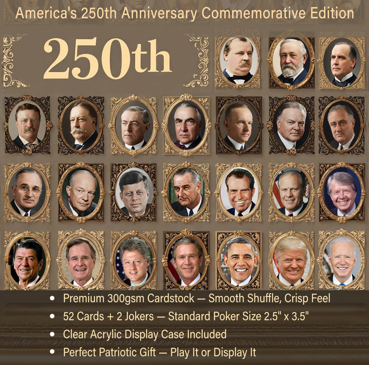America 250th Deck featuring the 250th Seal™ commemorative design