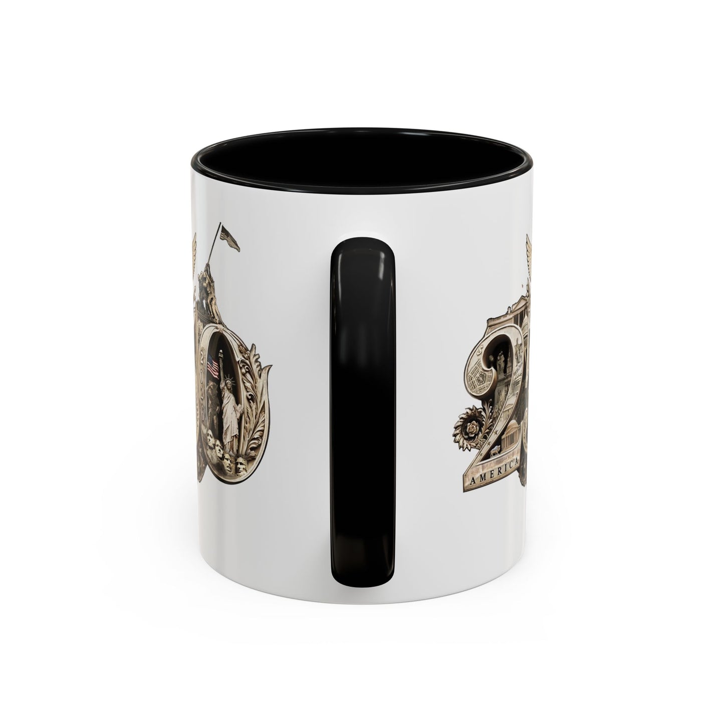 America 250th Anniversary Commemorative Accent Mug –   11oz 15oz