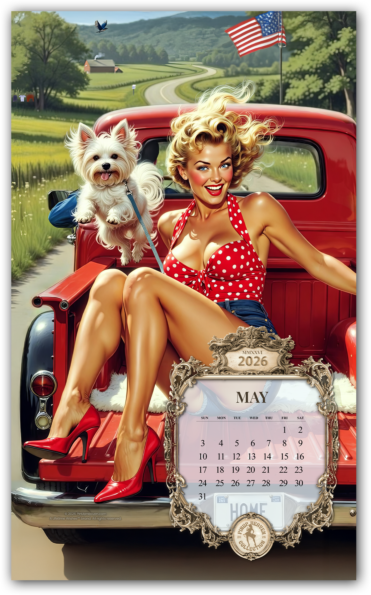 Can You Pin-That-Tune?  Funny 2026 Pin-Up Calendar | Music Parody Wall Art