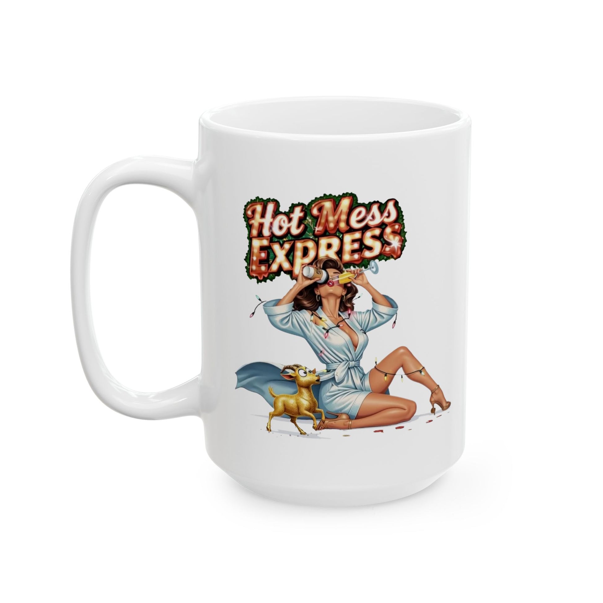 Hot Mess Express pin-up ceramic mug