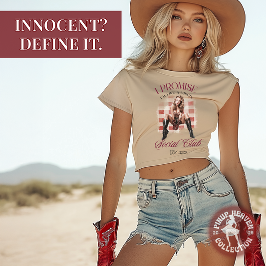 I'm Like Virgin funny Y2K going-out baby tee