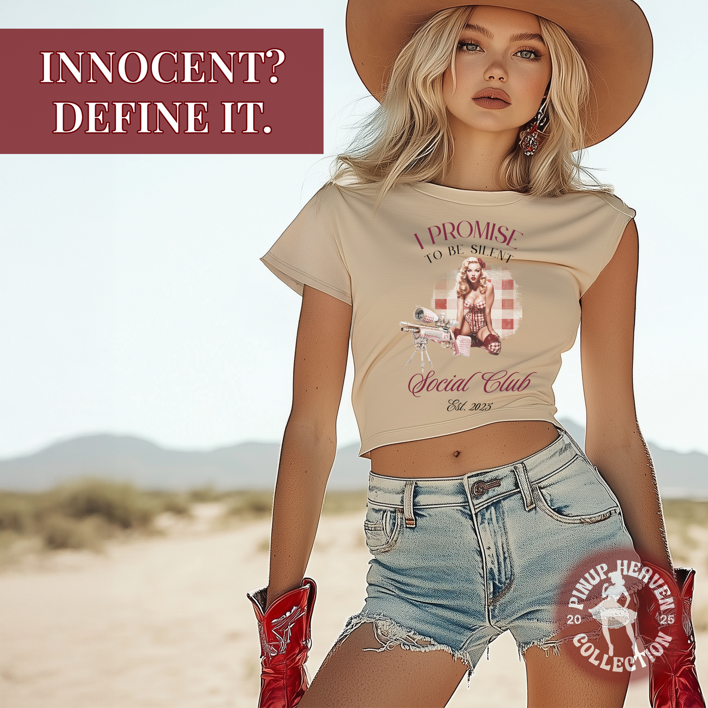 Promise To Be Silent Social Club, Going Out Tops for Women, Graphic Tees for Women Y2k Tops, Crop Tops for Women, Womens Baby Tees, Funny Shirts