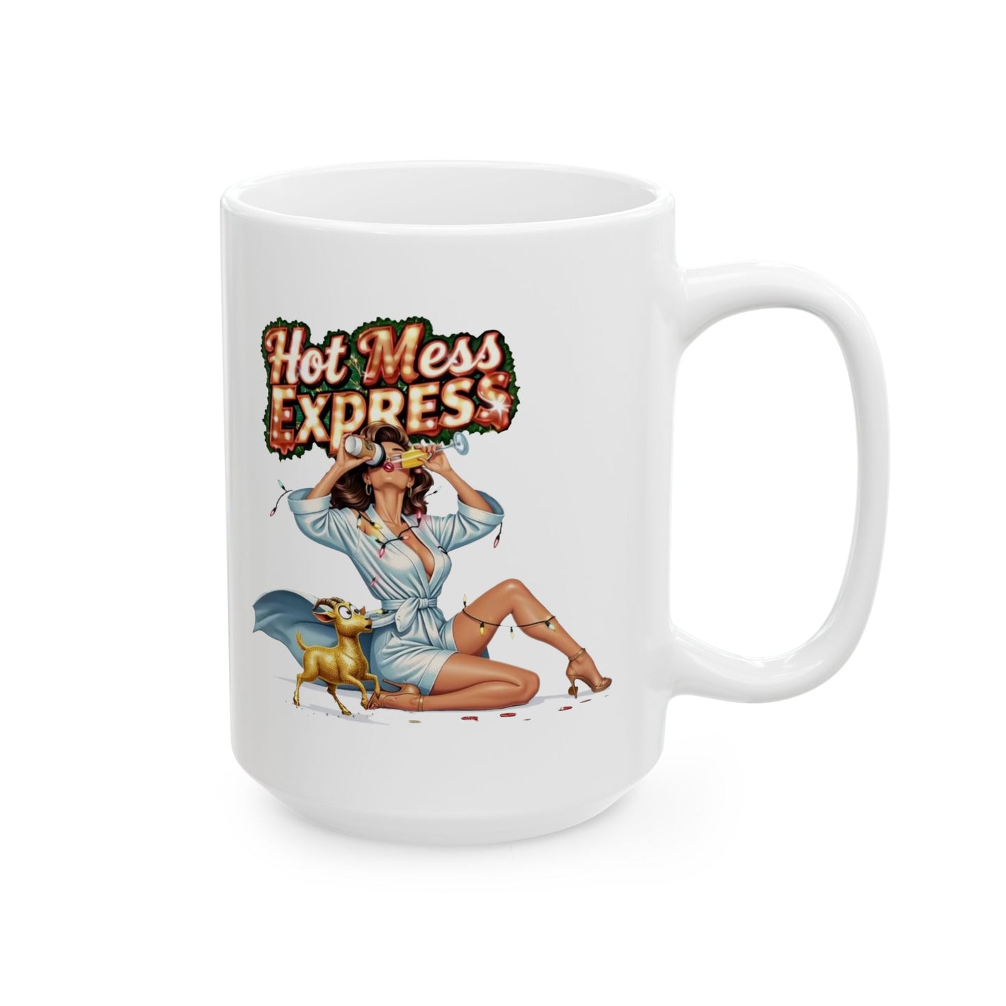 Hot Mess Express pin-up ceramic mug