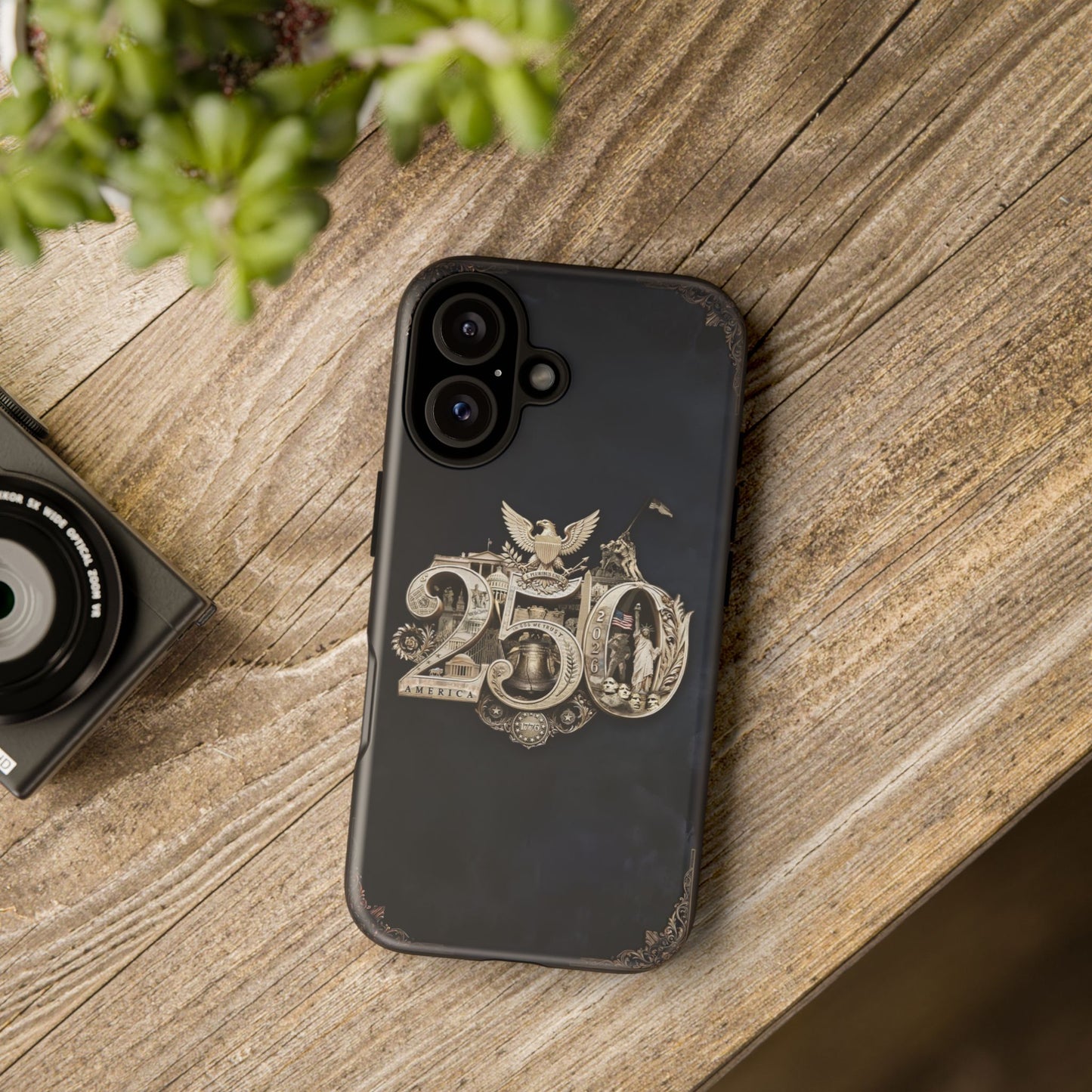 America 250th Anniversary Phone Case, Shock-Absorbing