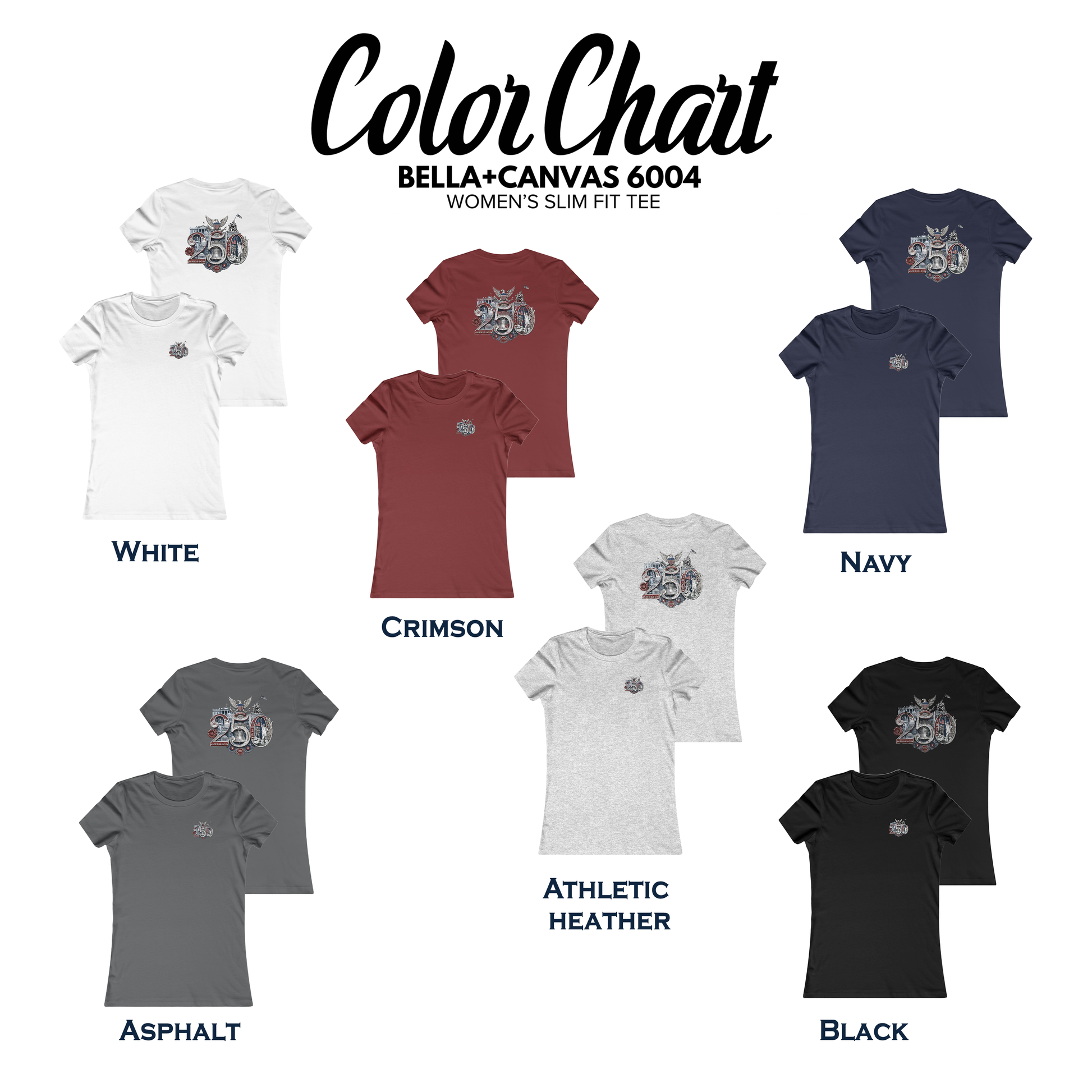 America 250th T-Shirt featuring the 250th Seal™ commemorative design