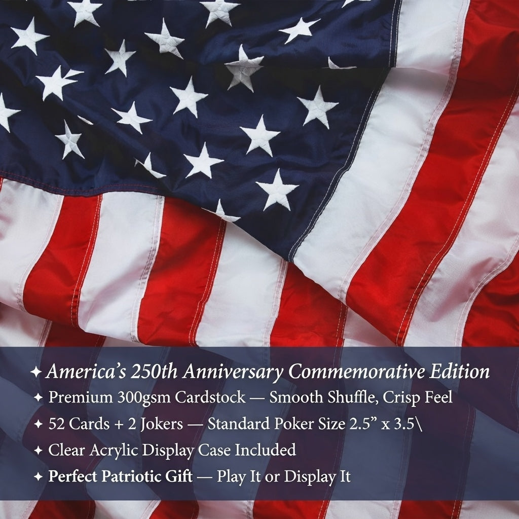 America 250th Deck featuring the 250th Seal™ commemorative design