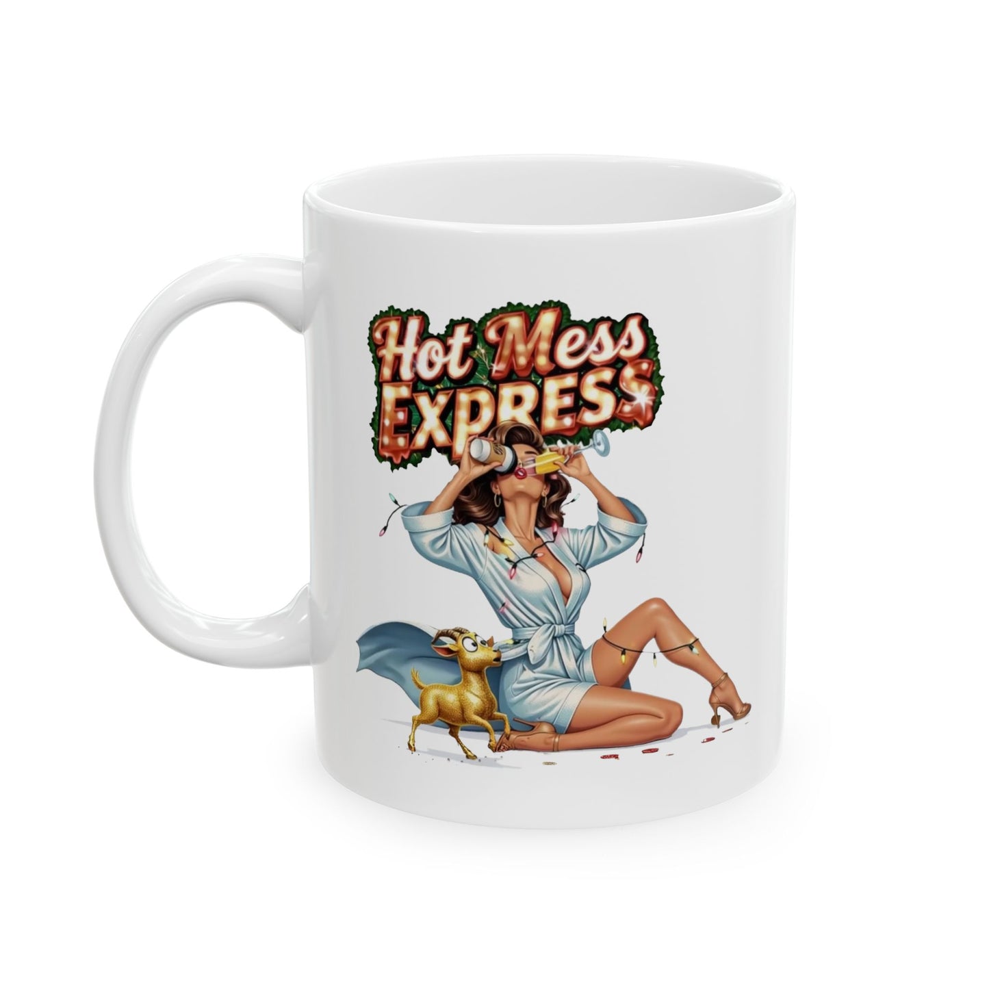 Hot Mess Express pin-up ceramic mug