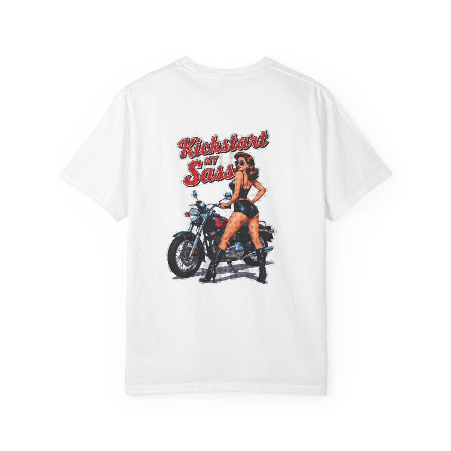 Kickstart My Sass funny biker graphic tee