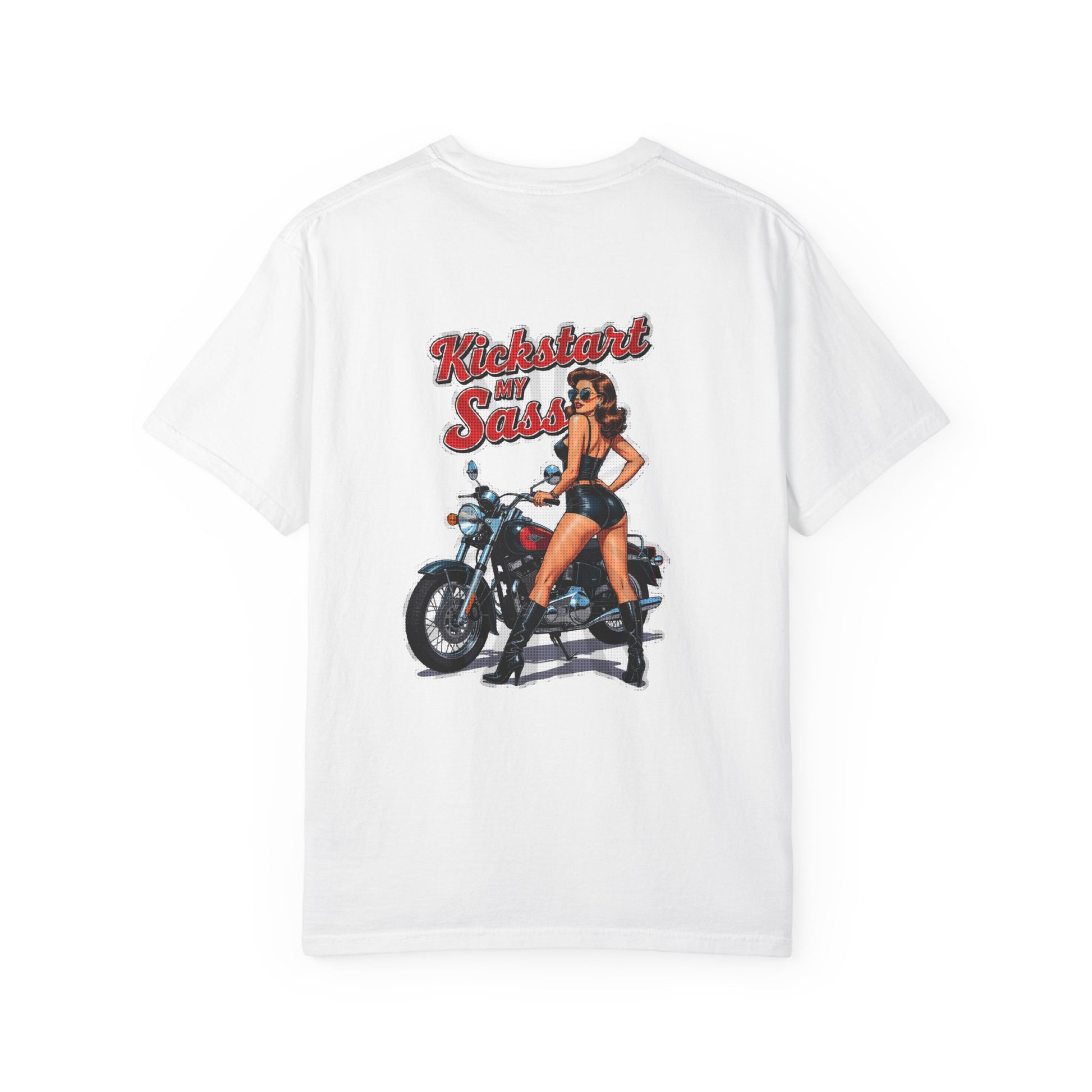 Kickstart My Sass funny biker graphic tee
