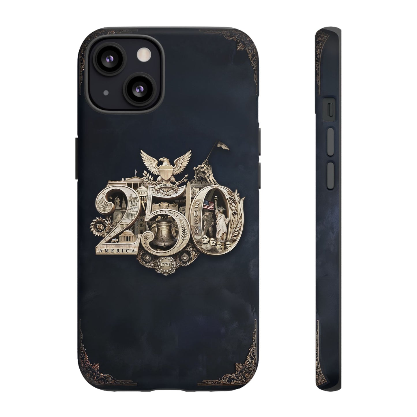 America 250th Anniversary Phone Case, Shock-Absorbing