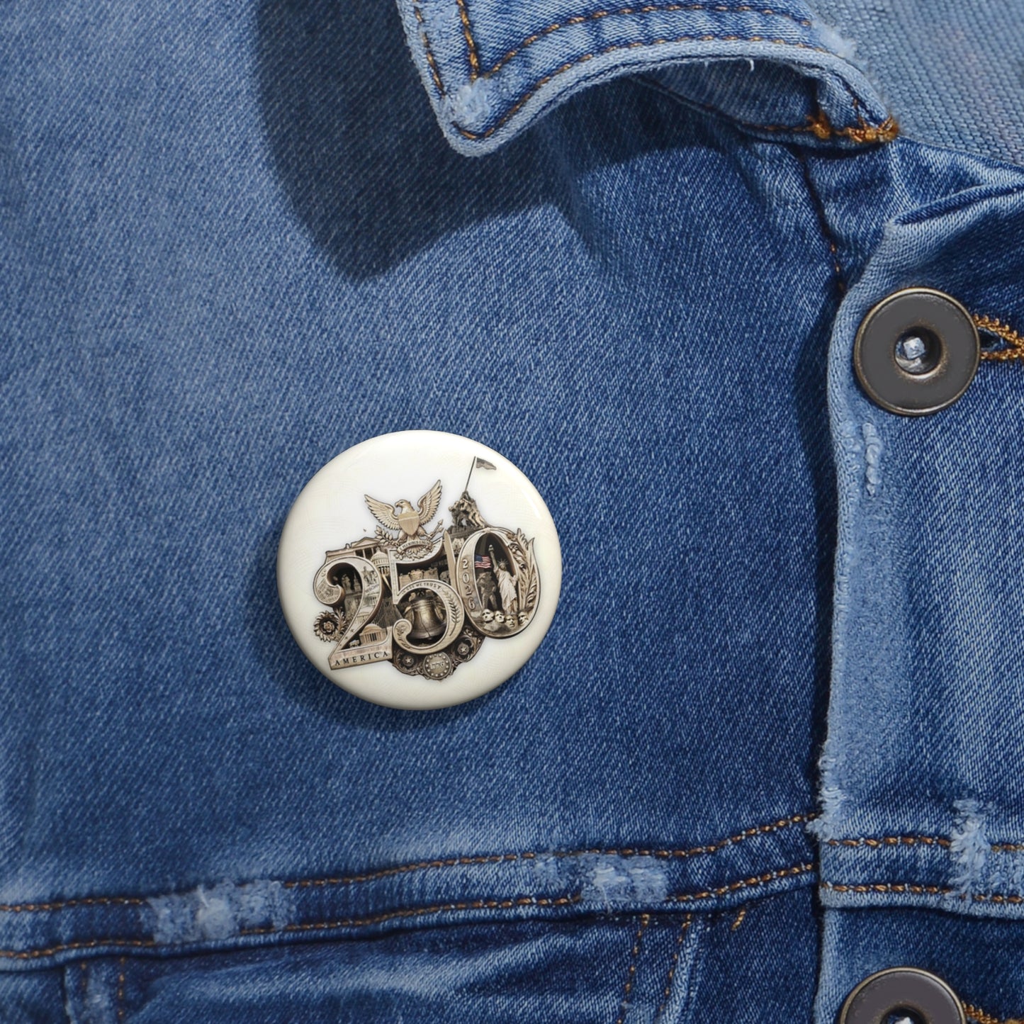 America 250th Pin featuring the Gold 250th Seal™ commemorative design