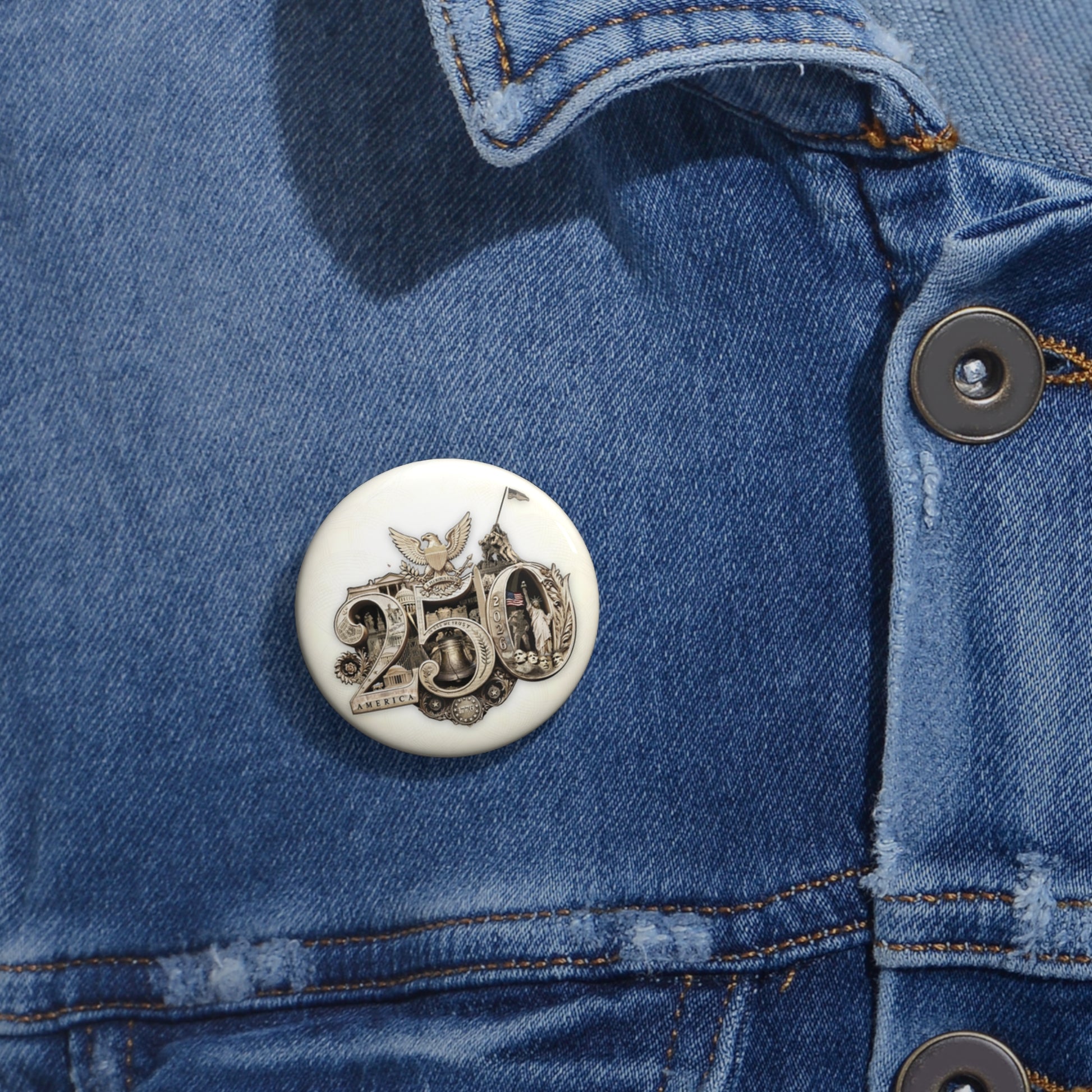 America 250th Pin featuring the Gold 250th Seal™ commemorative design