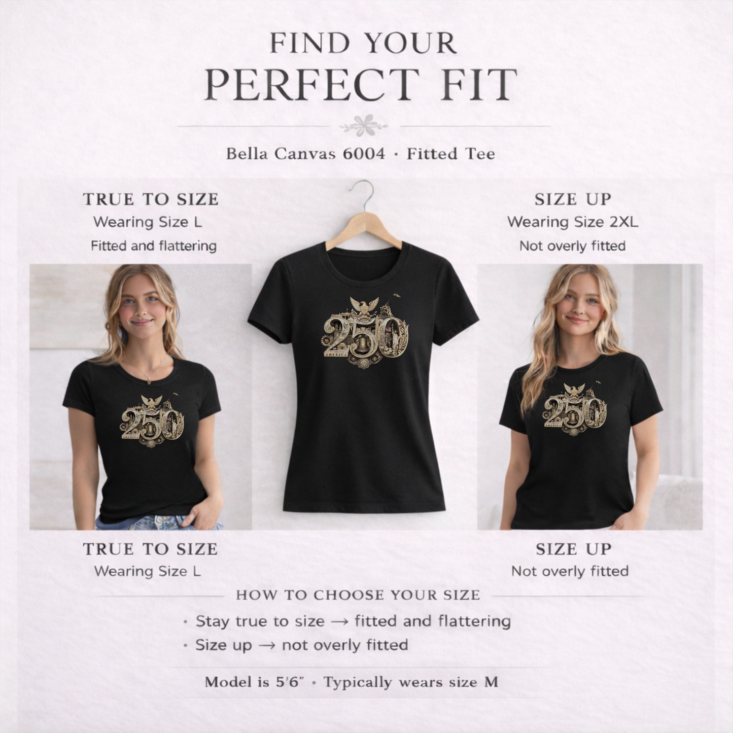 America 250th T-Shirt featuring the 250th Seal™ commemorative design