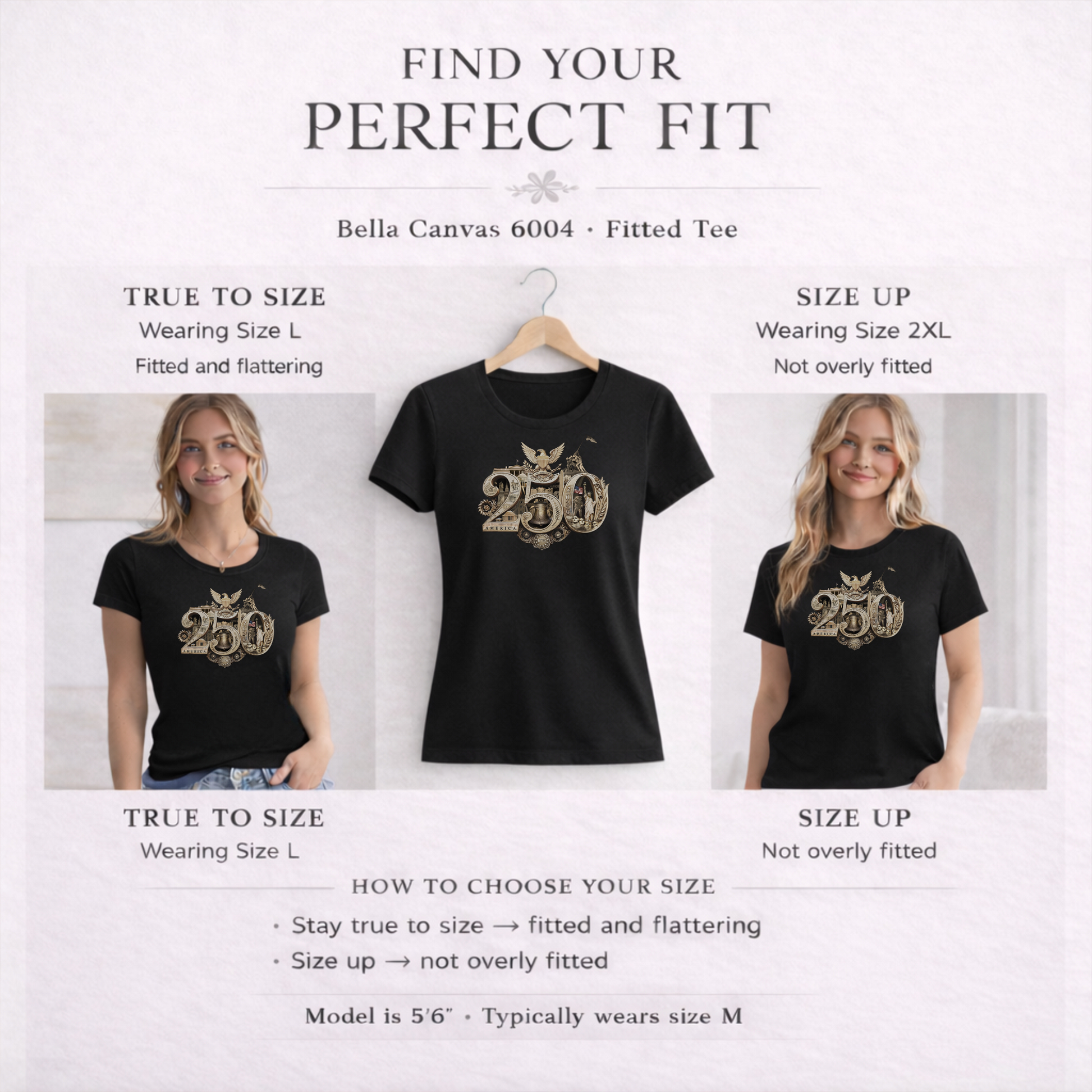 America 250th T-Shirt featuring the 250th Seal™ commemorative design