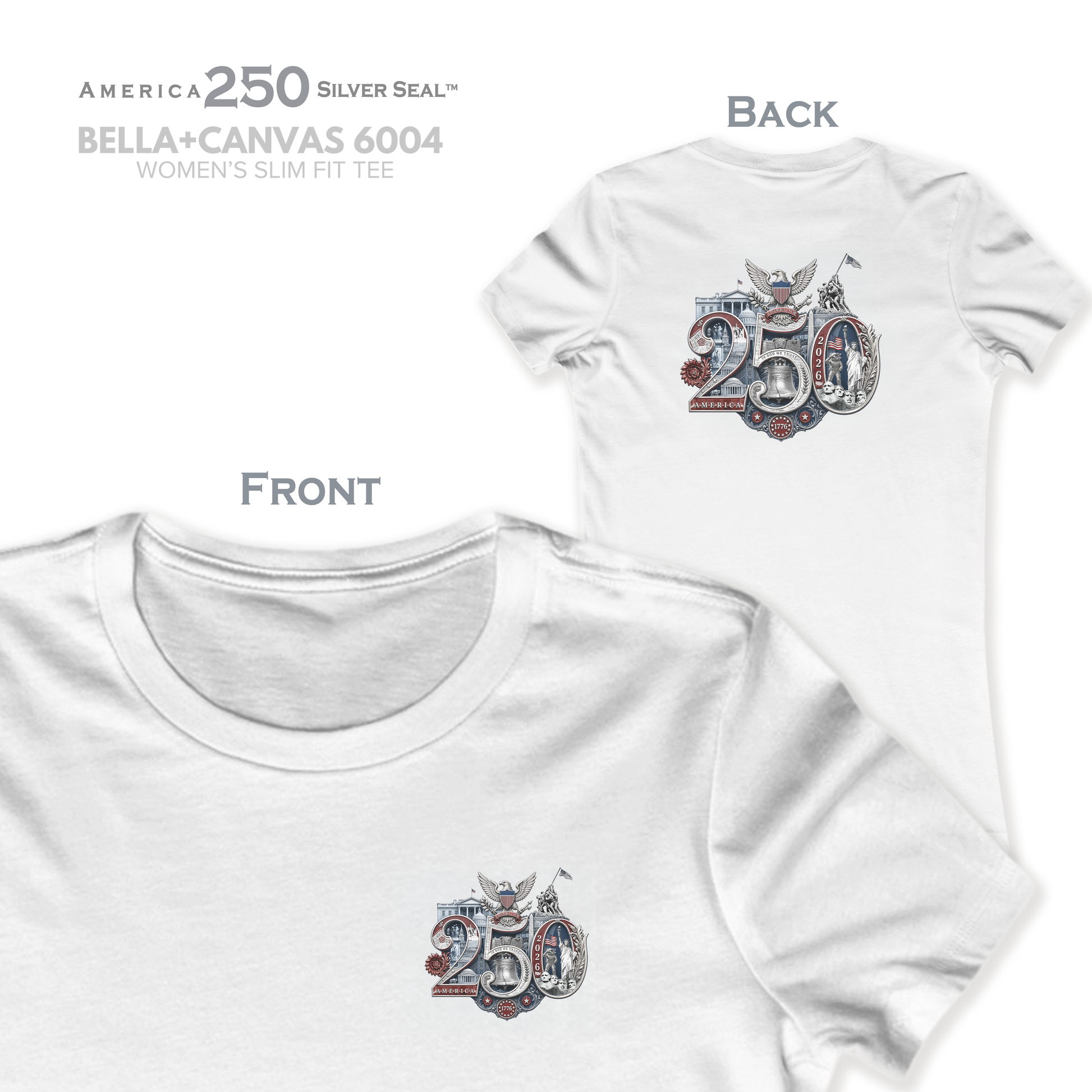 America 250th T-Shirt featuring the 250th Seal™ commemorative design