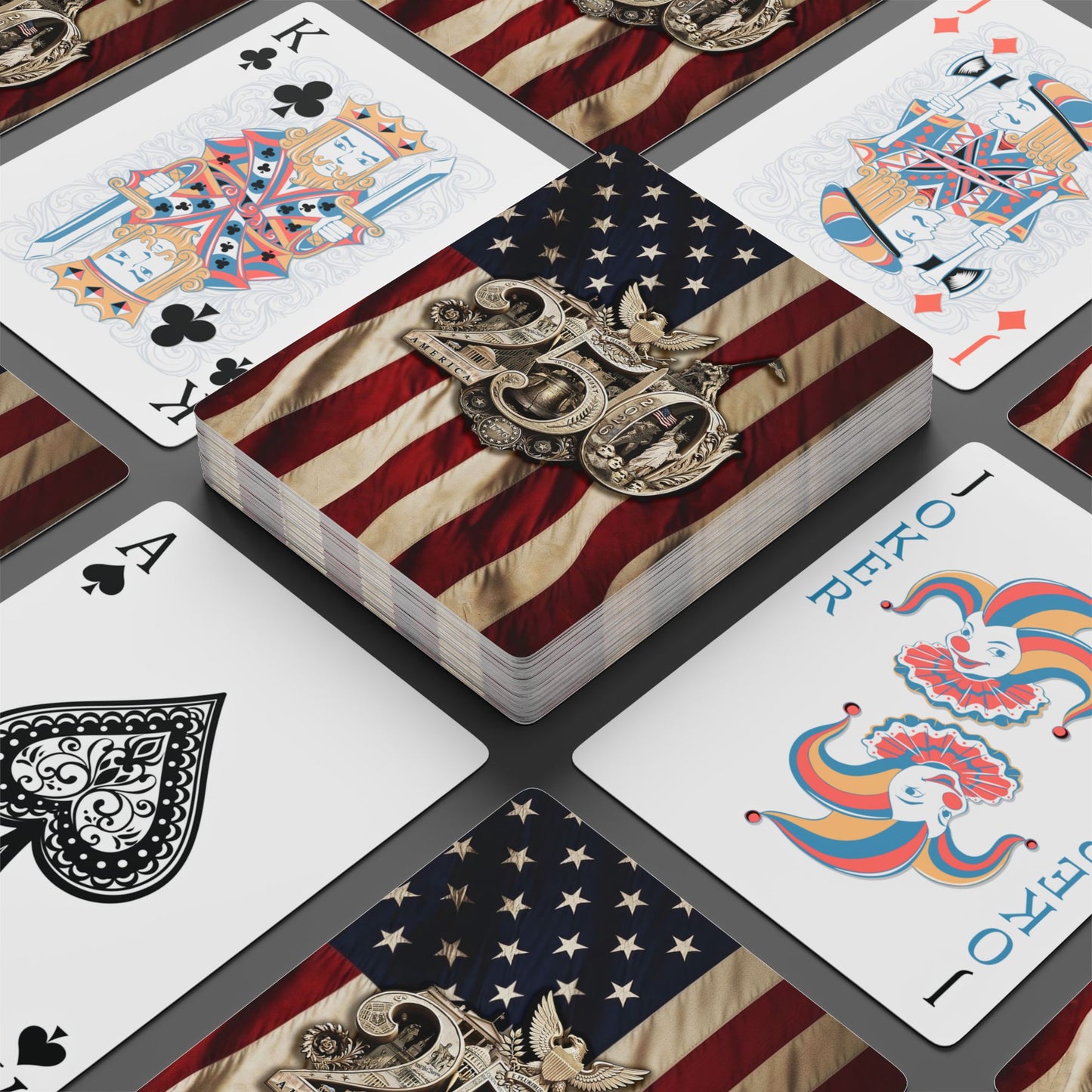 America 250th Anniversary Playing Card Deck Bundle Variety 4-Pack — The Semiquincentennial Collection