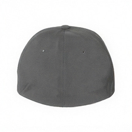 Silver Seal 250th Fitted Cap — back view showing structured six stitch-free panels and laser-cut eyelets