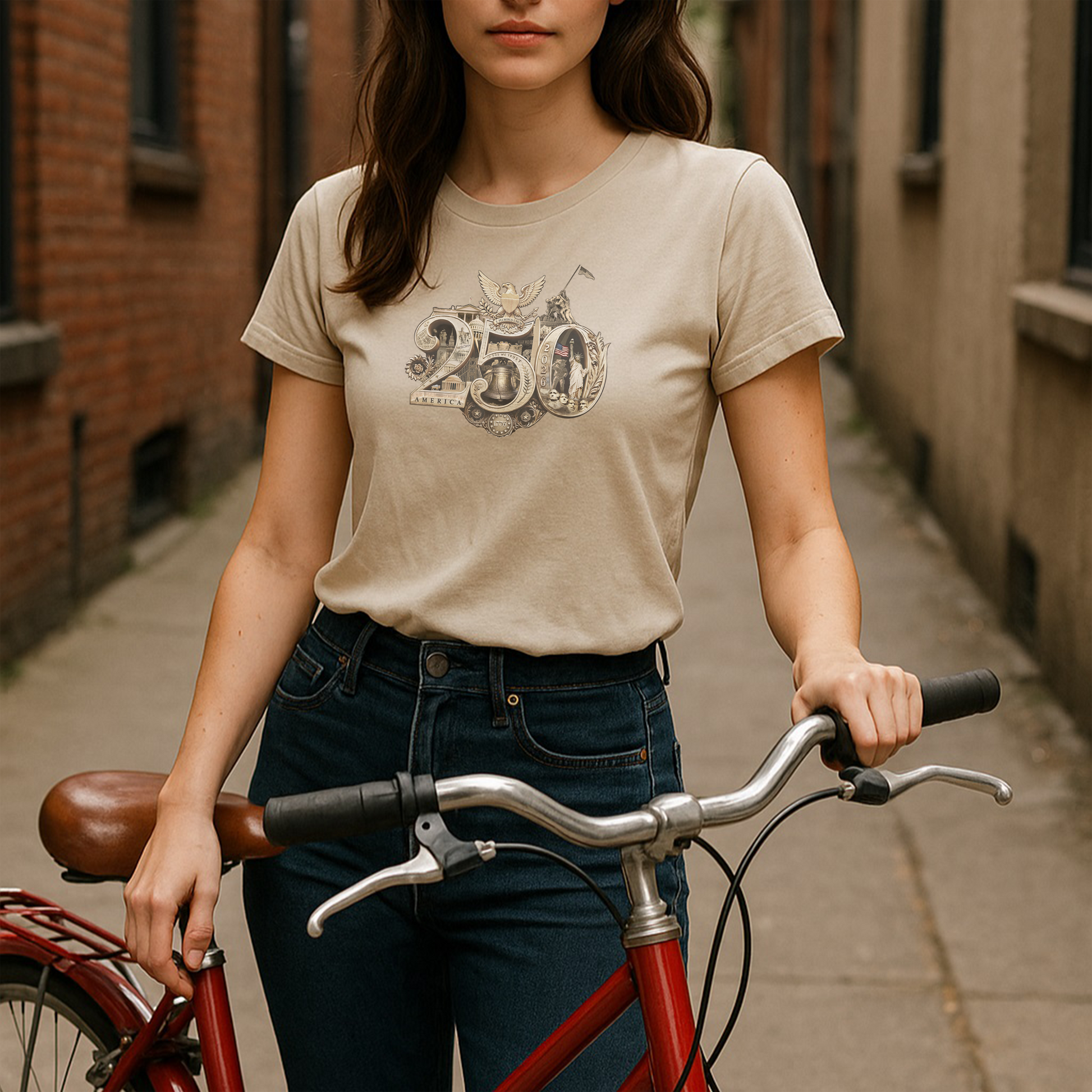 America 250th T-Shirt featuring the 250th Seal™ commemorative design