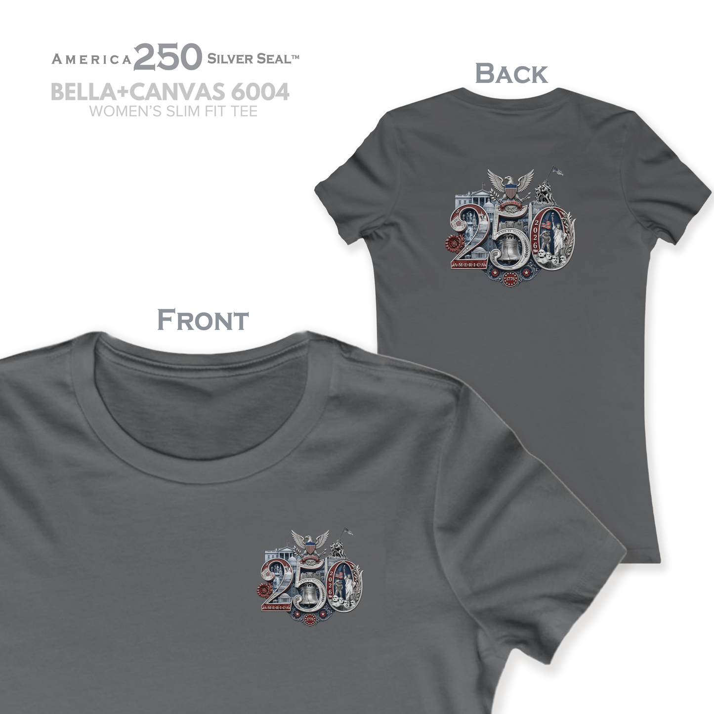 Asphalt America 250th T-Shirt featuring the 250th Seal™ commemorative design