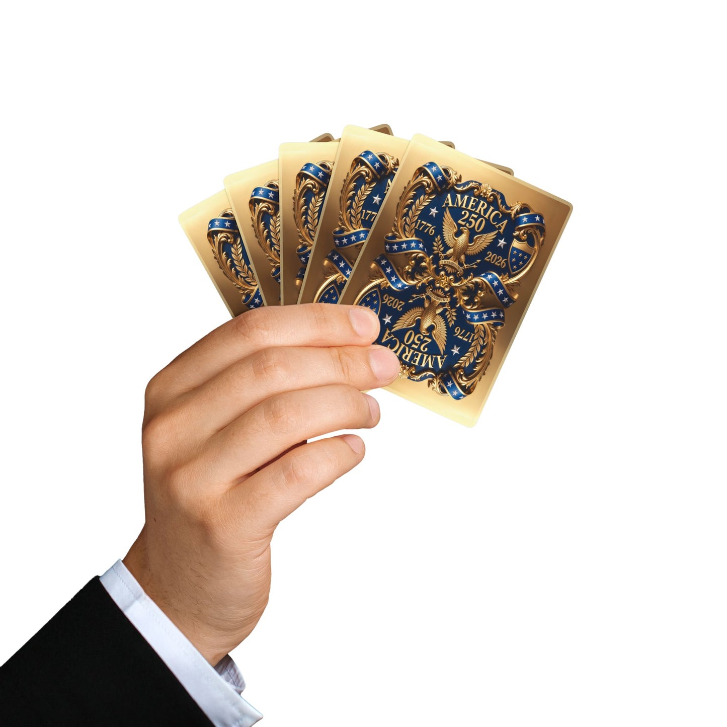 Gold America 250th Deck featuring the 250th Seal™ commemorative design