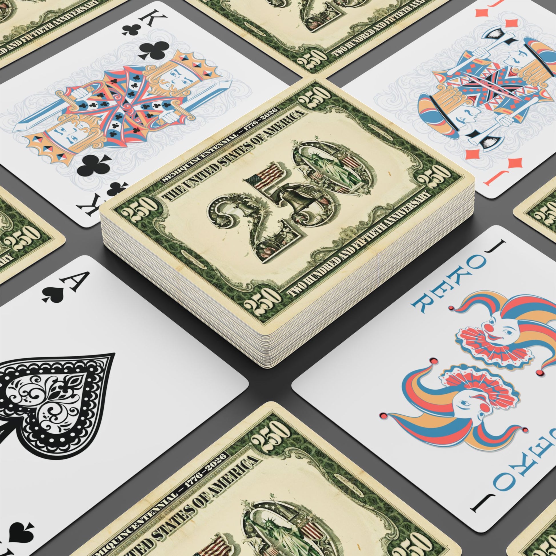 America 250th Deck featuring the 250th Seal™ commemorative design