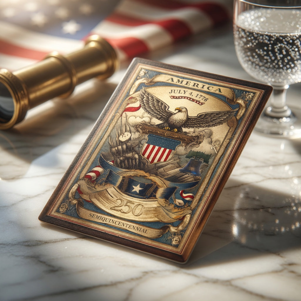 America 250th Anniversary Gold Eagle Playing Card Deck Bundle — 4-Pack