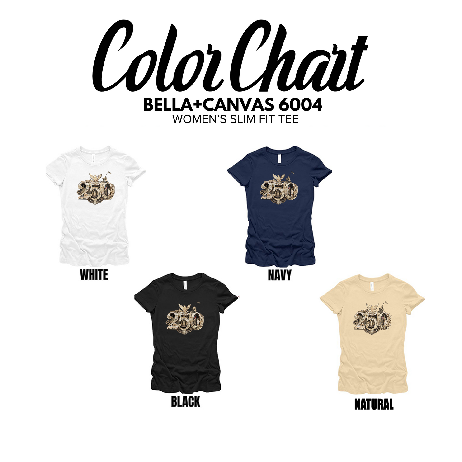 America 250th T-Shirt featuring the 250th Seal™ commemorative design