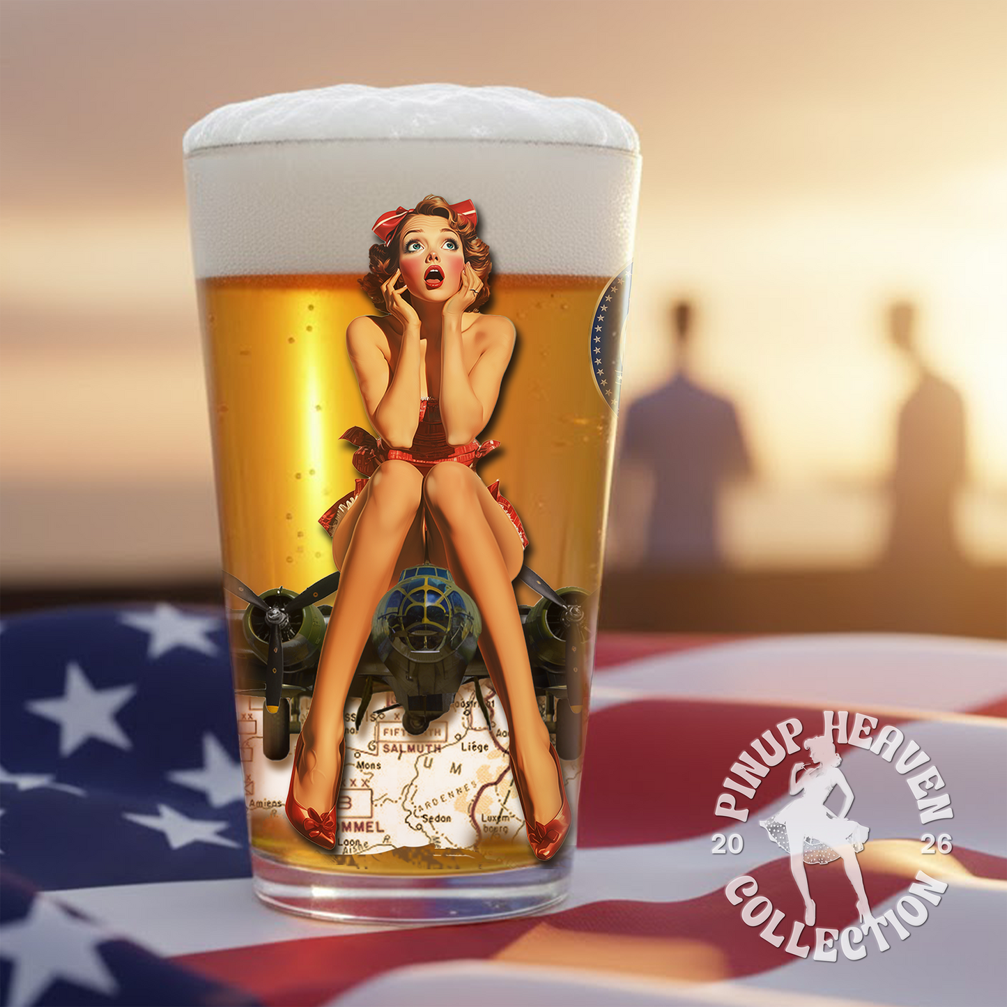 America 250th Pint Glass featuring the 250th Seal™ commemorative design