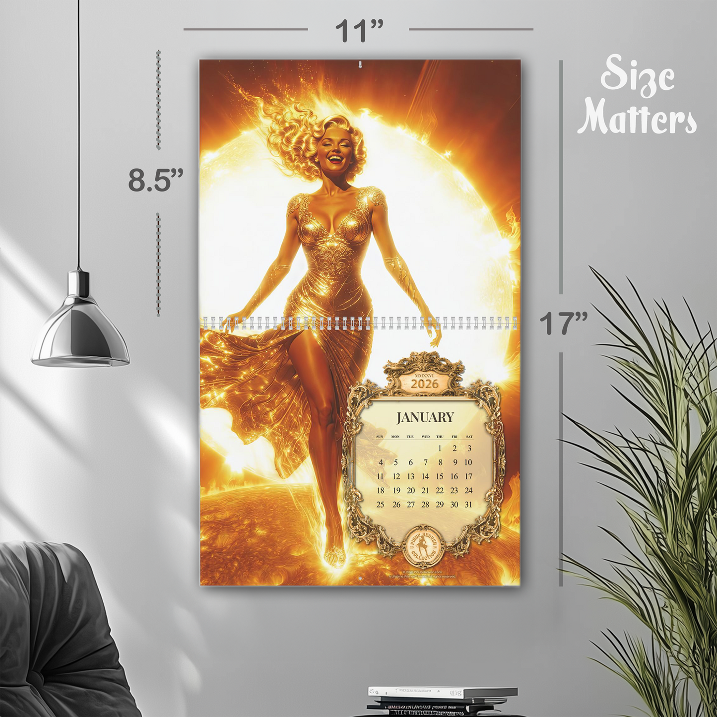 Can You Pin-That-Tune?  Funny 2026 Pin-Up Calendar | Music Parody Wall Art