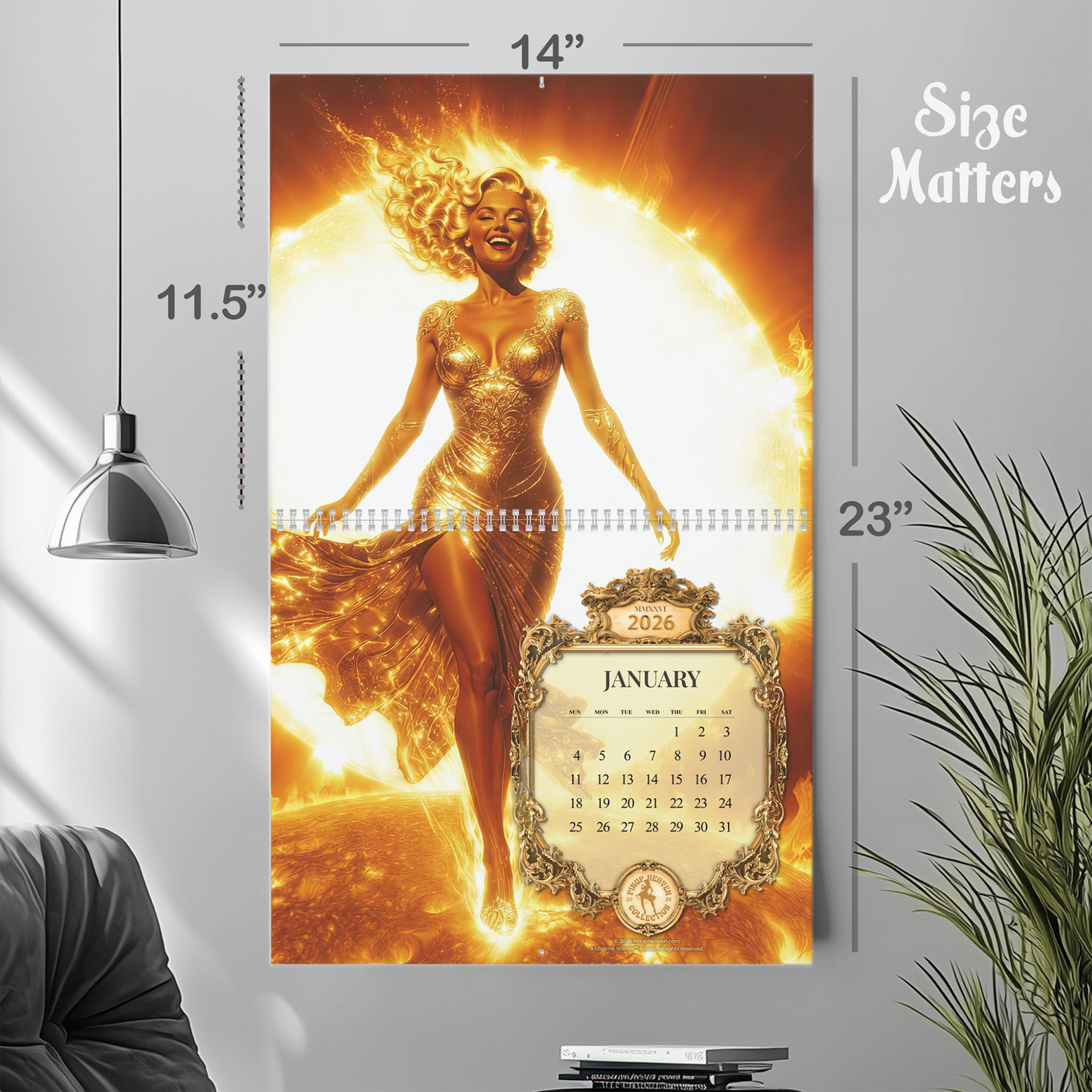 Can You Pin-That-Tune?  Funny 2026 Pin-Up Calendar | Music Parody Wall Art