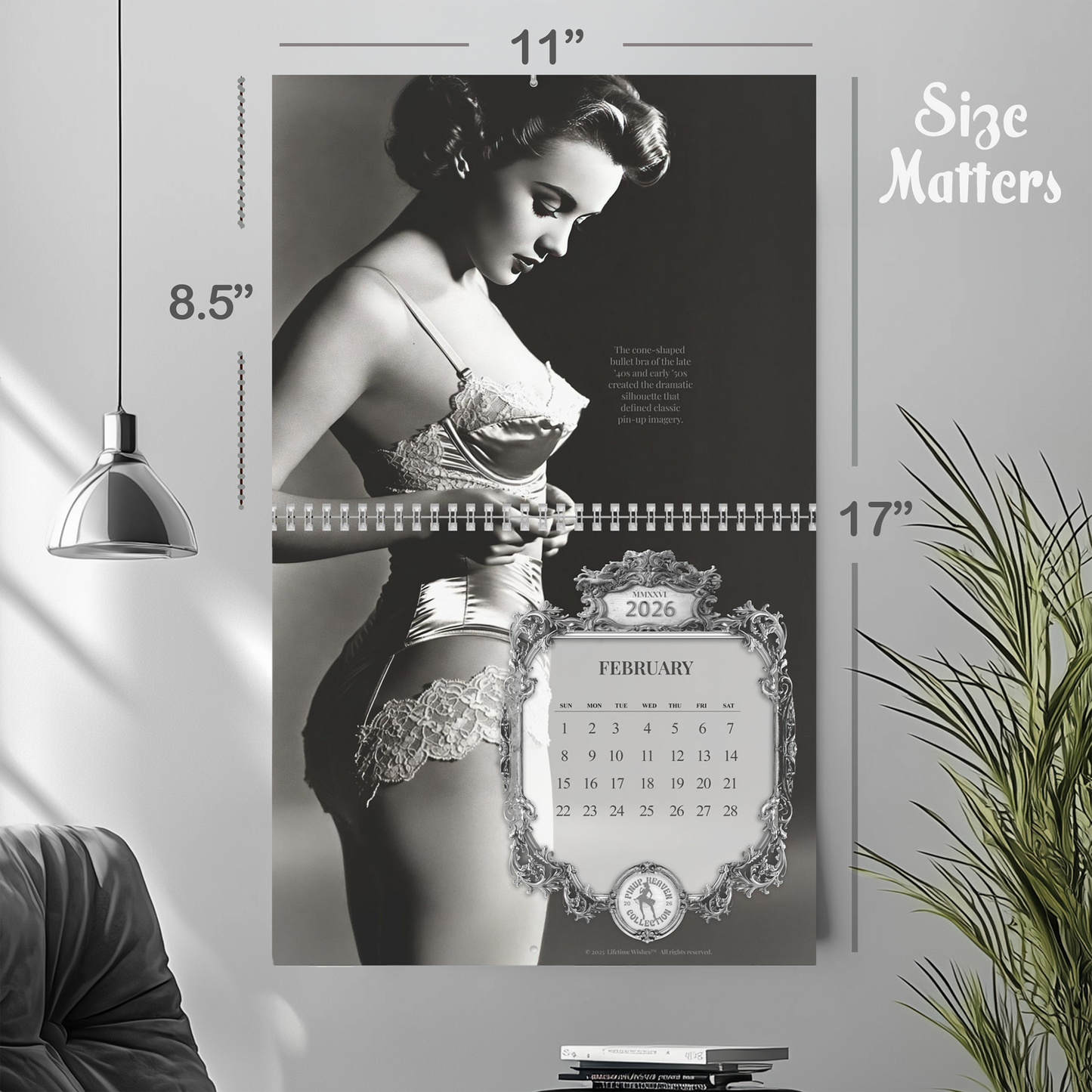 Monochrome Bombshells 2026 — The GOAT of Vintage Pinup Fashion Calendars