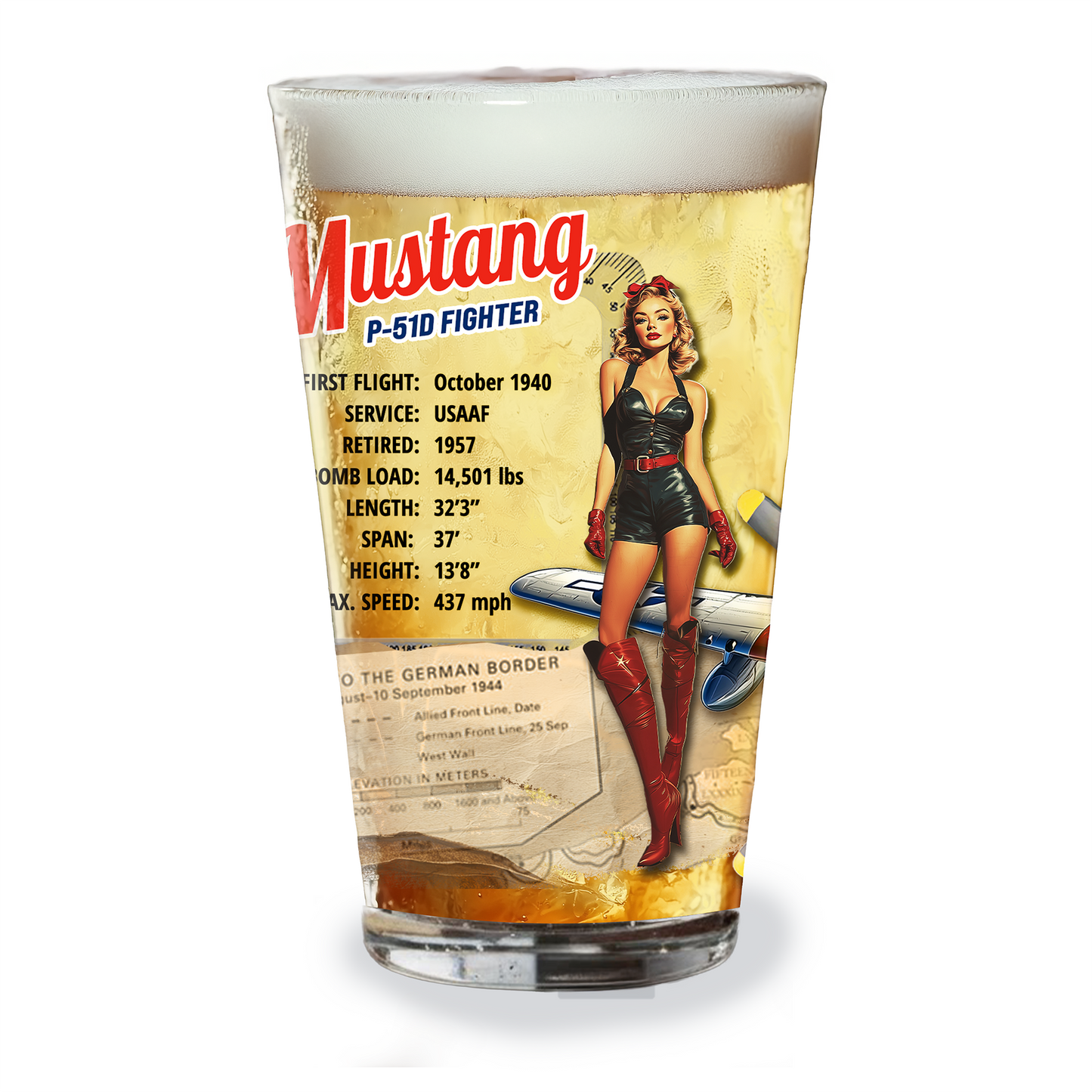 America 250th Pint Glass featuring the 250th Seal™ commemorative design