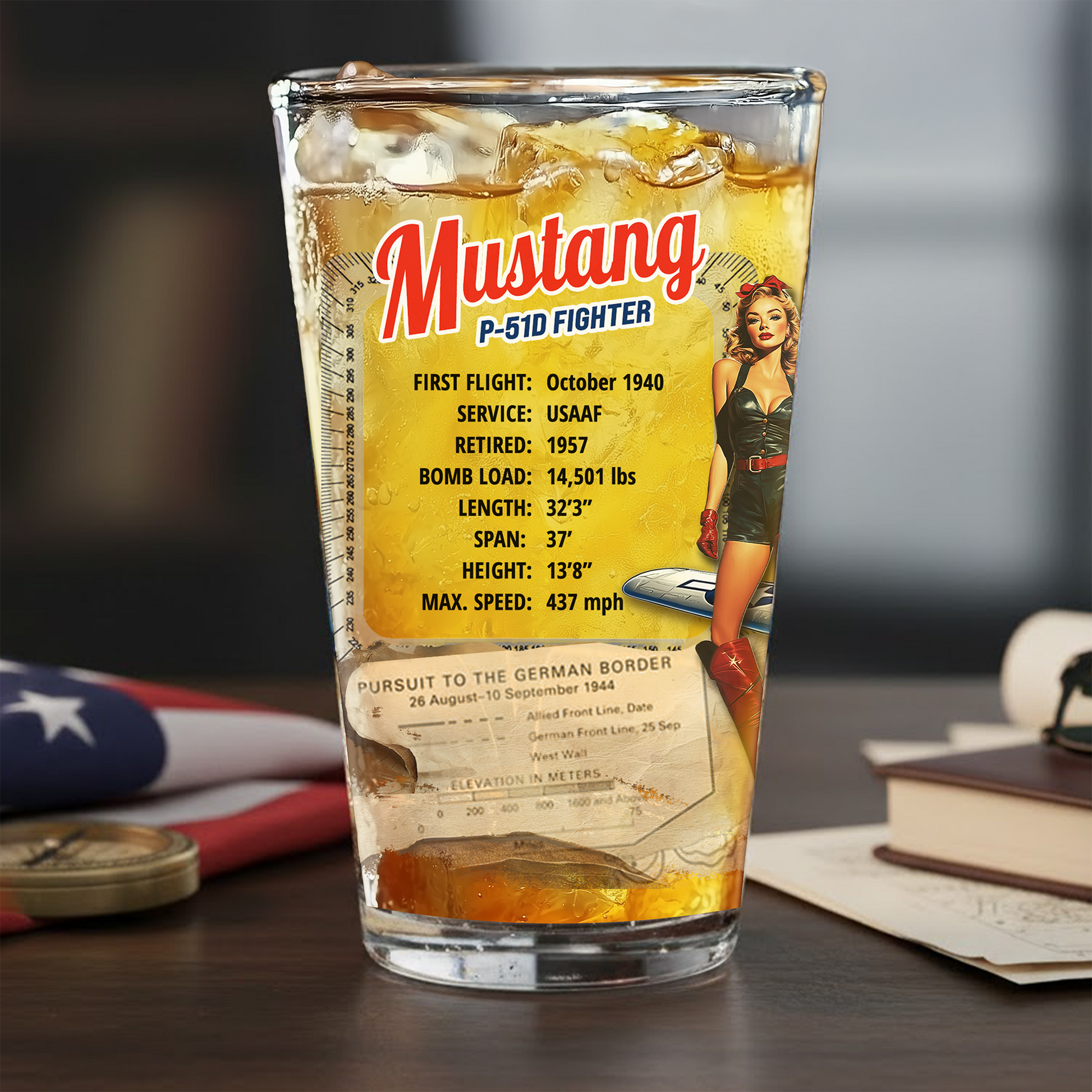 America 250th Pint Glass featuring the 250th Seal™ commemorative design