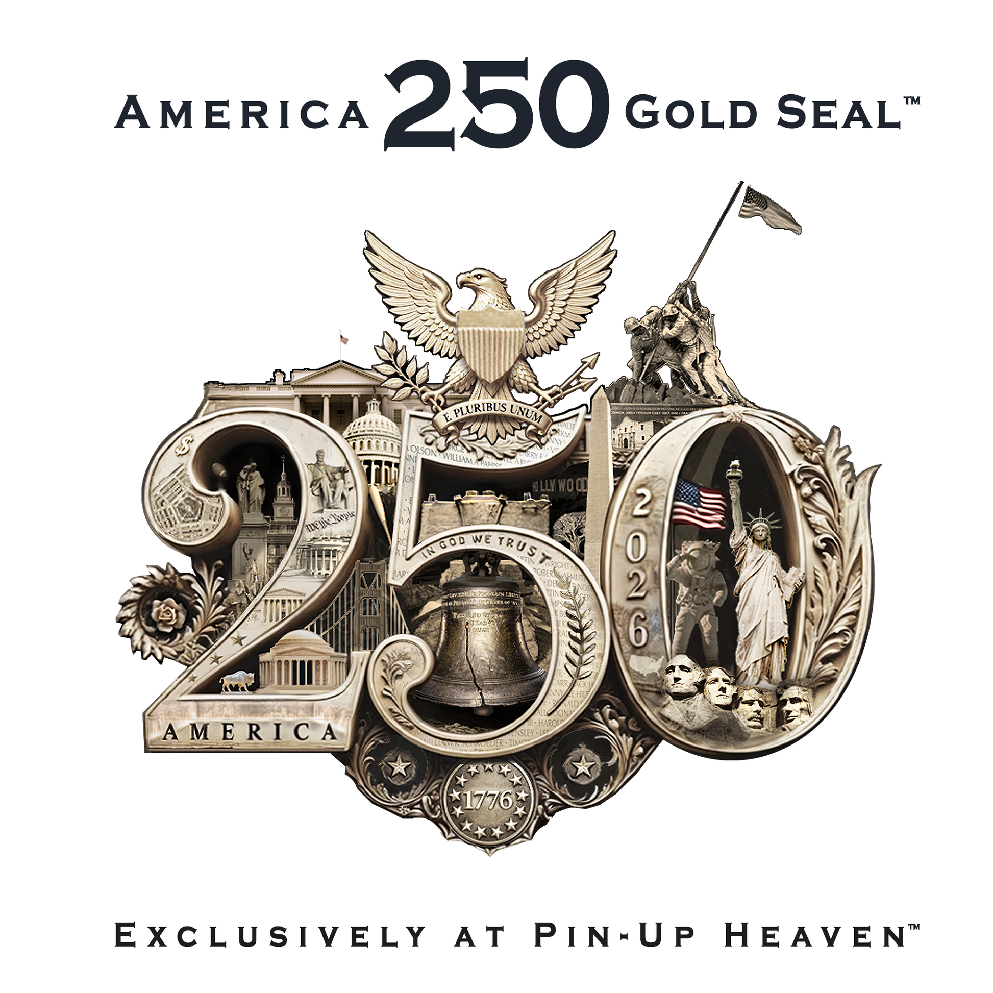 America 250th T-Shirt featuring the 250th Seal™ commemorative design
