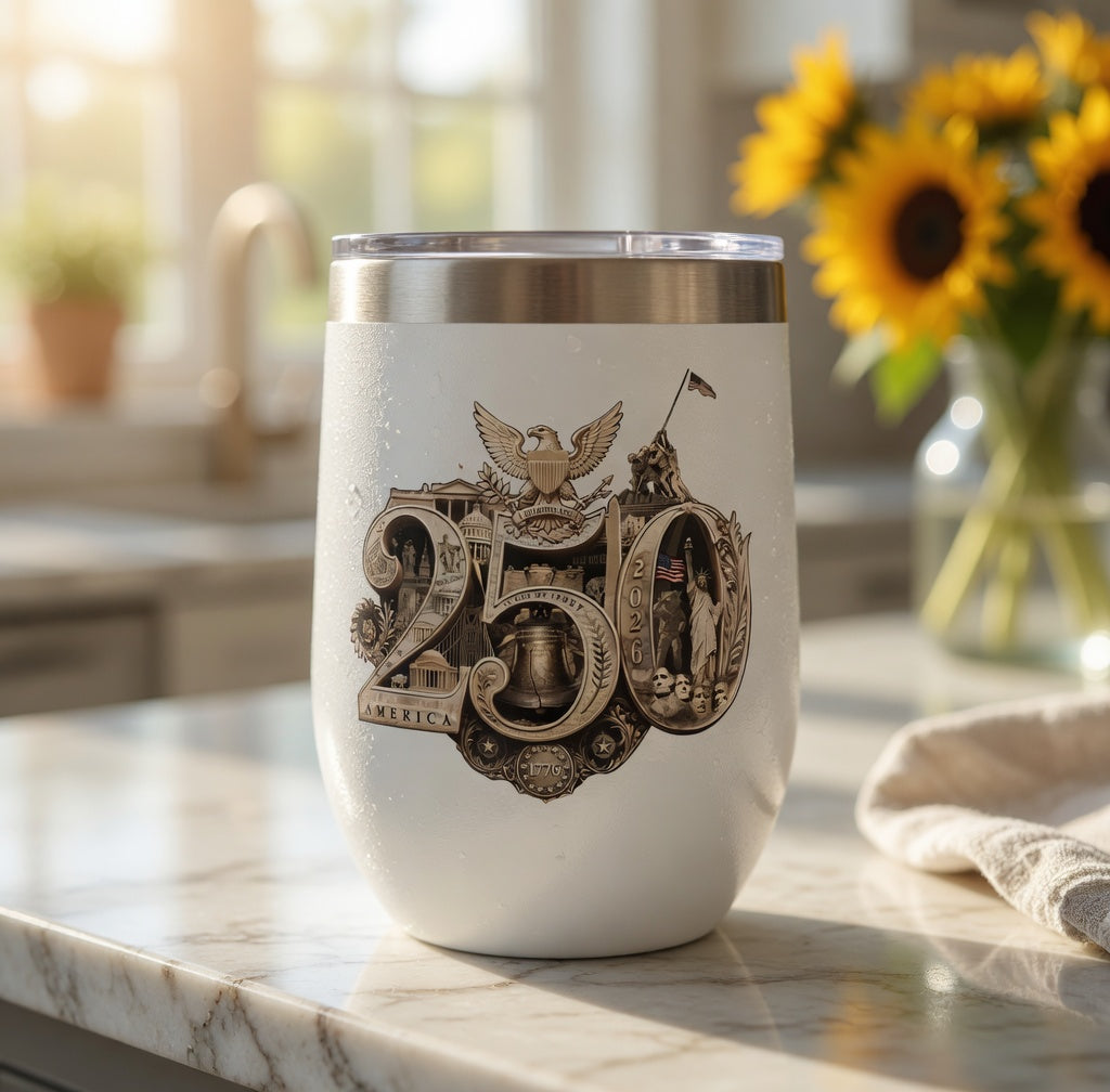 America 250th Tumbler featuring the 250th Seal™ commemorative design